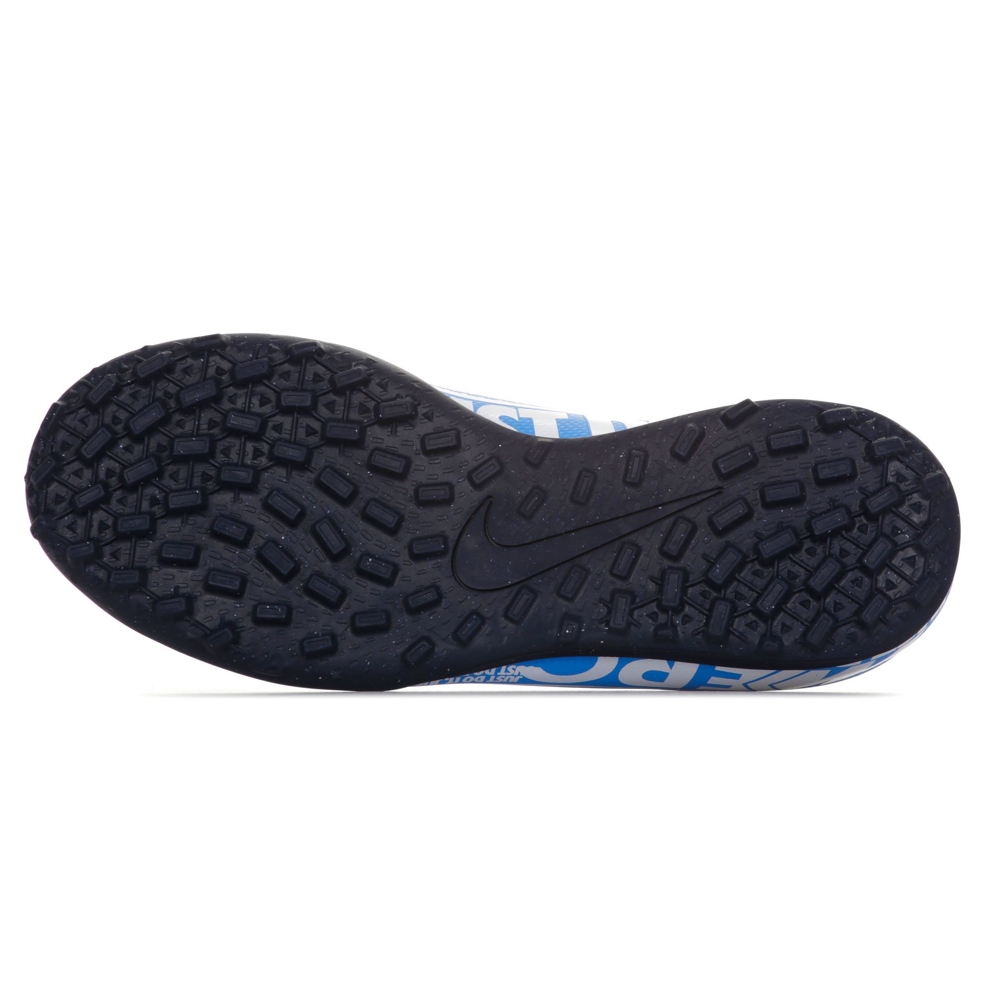 Botas de Fútbol Mercurial Vapor 13 Club Multitaco Junior Azul Blanco - Fútbol Factory