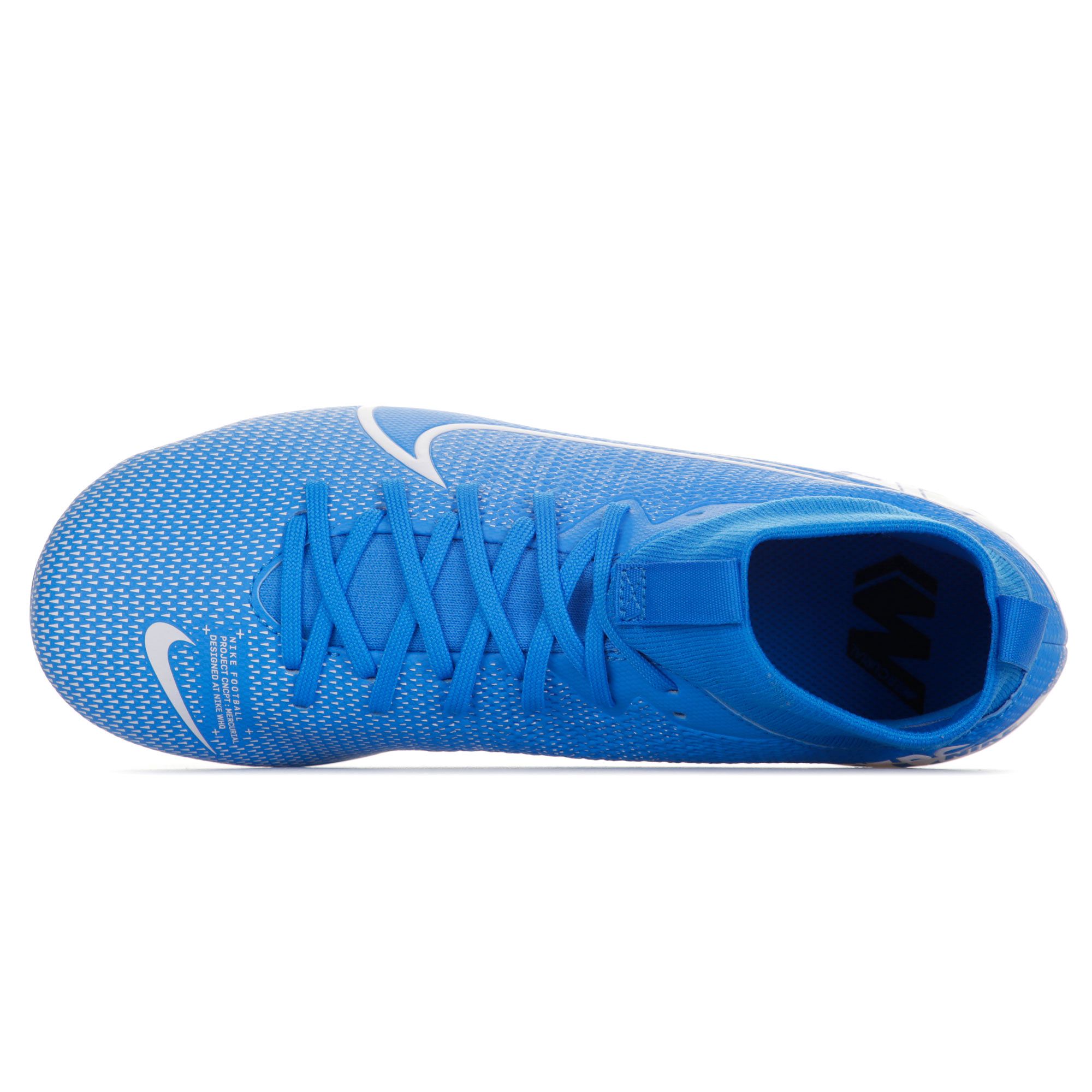 Botas de Fútbol Mercurial Superfly 7 Academy AG Junior Azul - Fútbol Factory