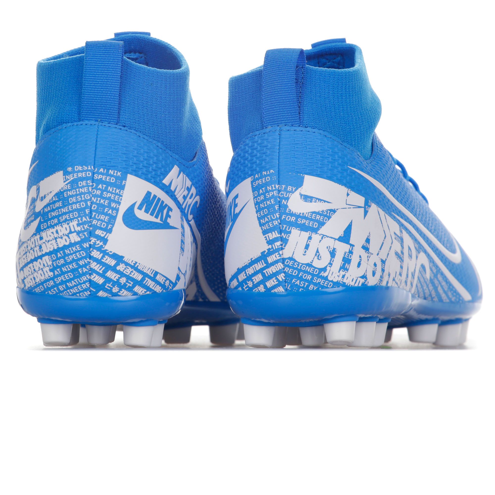 Botas de Fútbol Mercurial Superfly 7 Academy AG Junior Azul - Fútbol Factory
