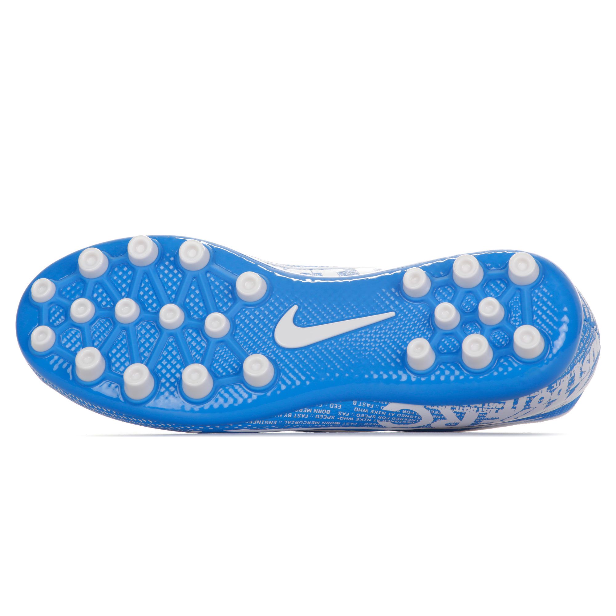 Botas de Fútbol Mercurial Vapor 13 Academy AG Junior Azul Blanco - Fútbol Factory
