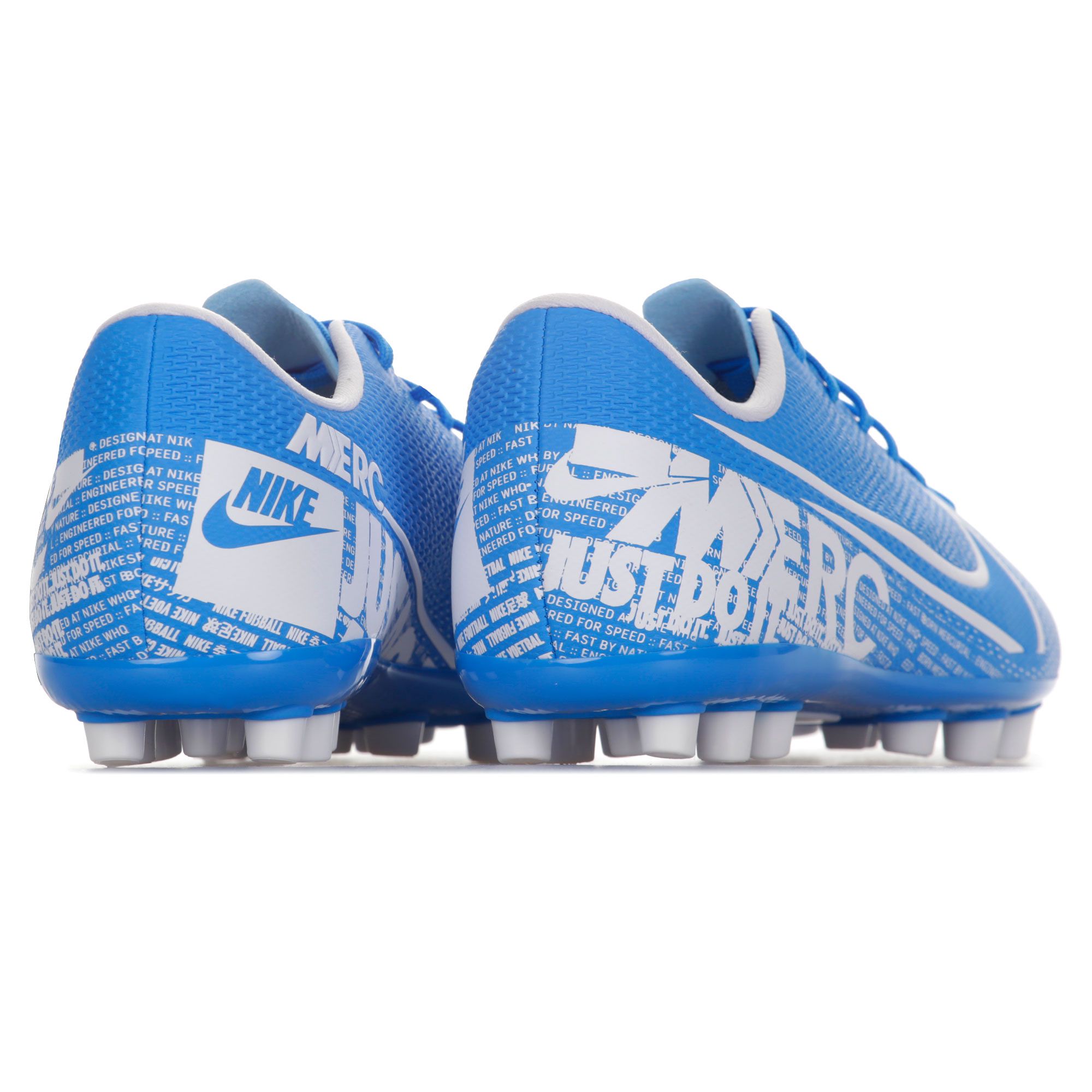 Botas de Fútbol Mercurial Vapor 13 Academy AG Junior Azul Blanco - Fútbol Factory