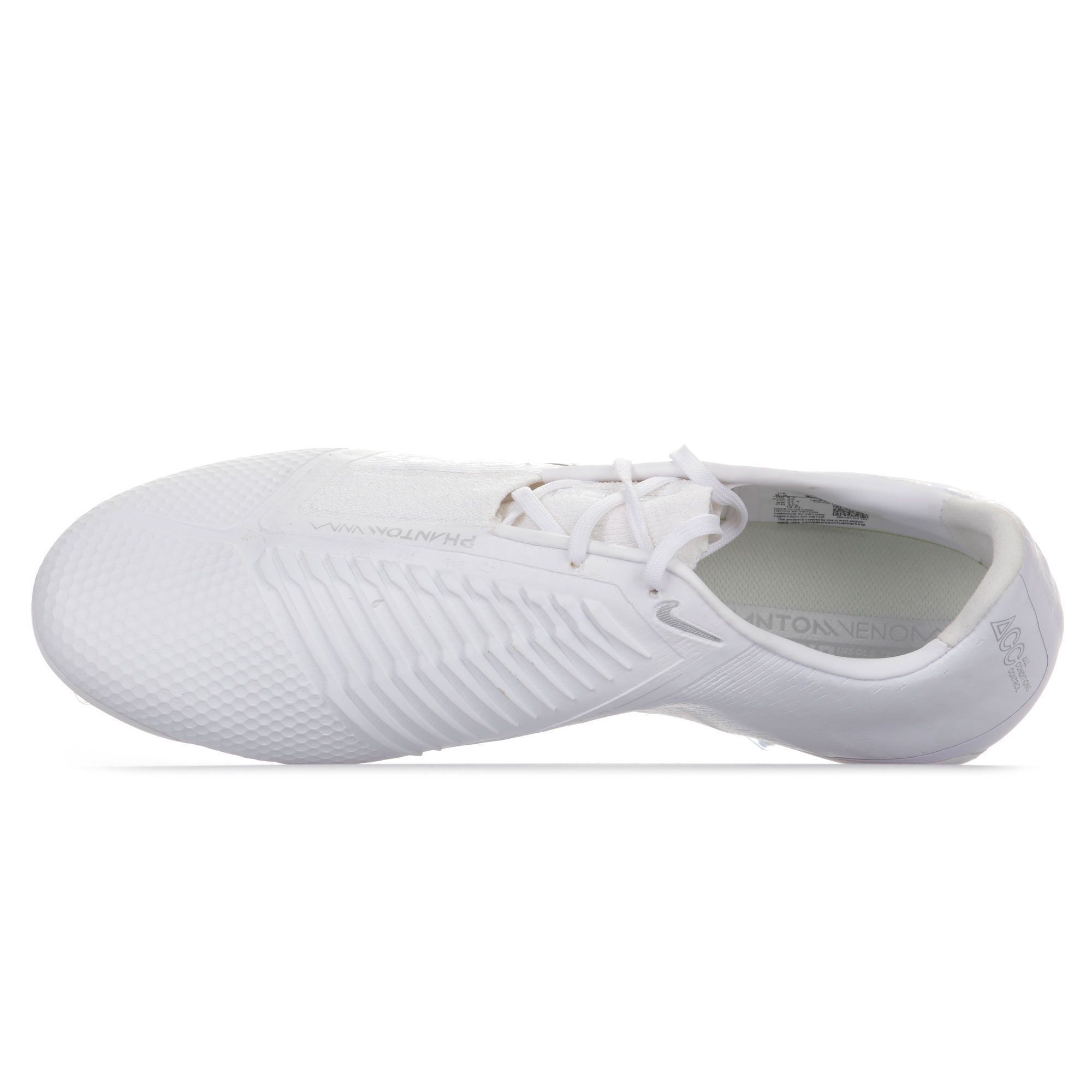 Botas de fútbol Phantom Venom Elite FG Blanco Plata - Fútbol Factory