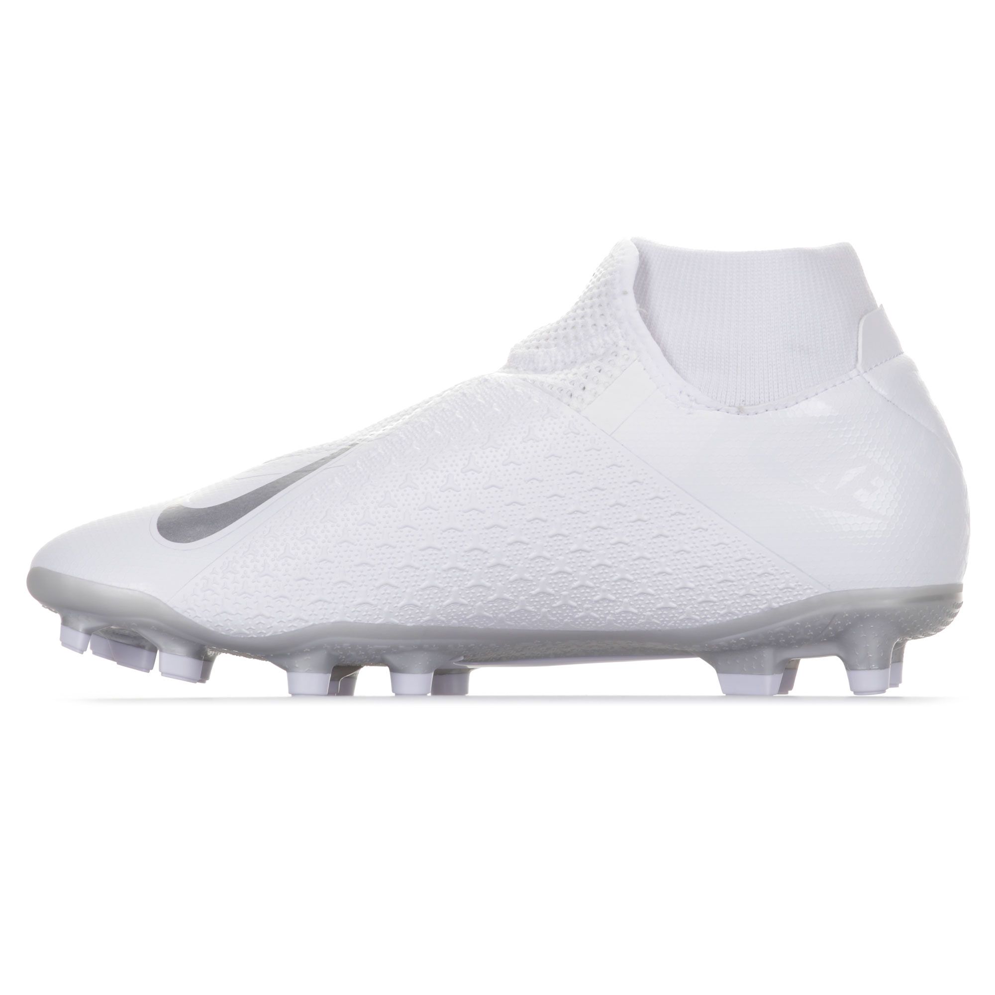 Botas de Fútbol Phantom Vision Academy DF FG/MG Blanco Plata - Fútbol Factory