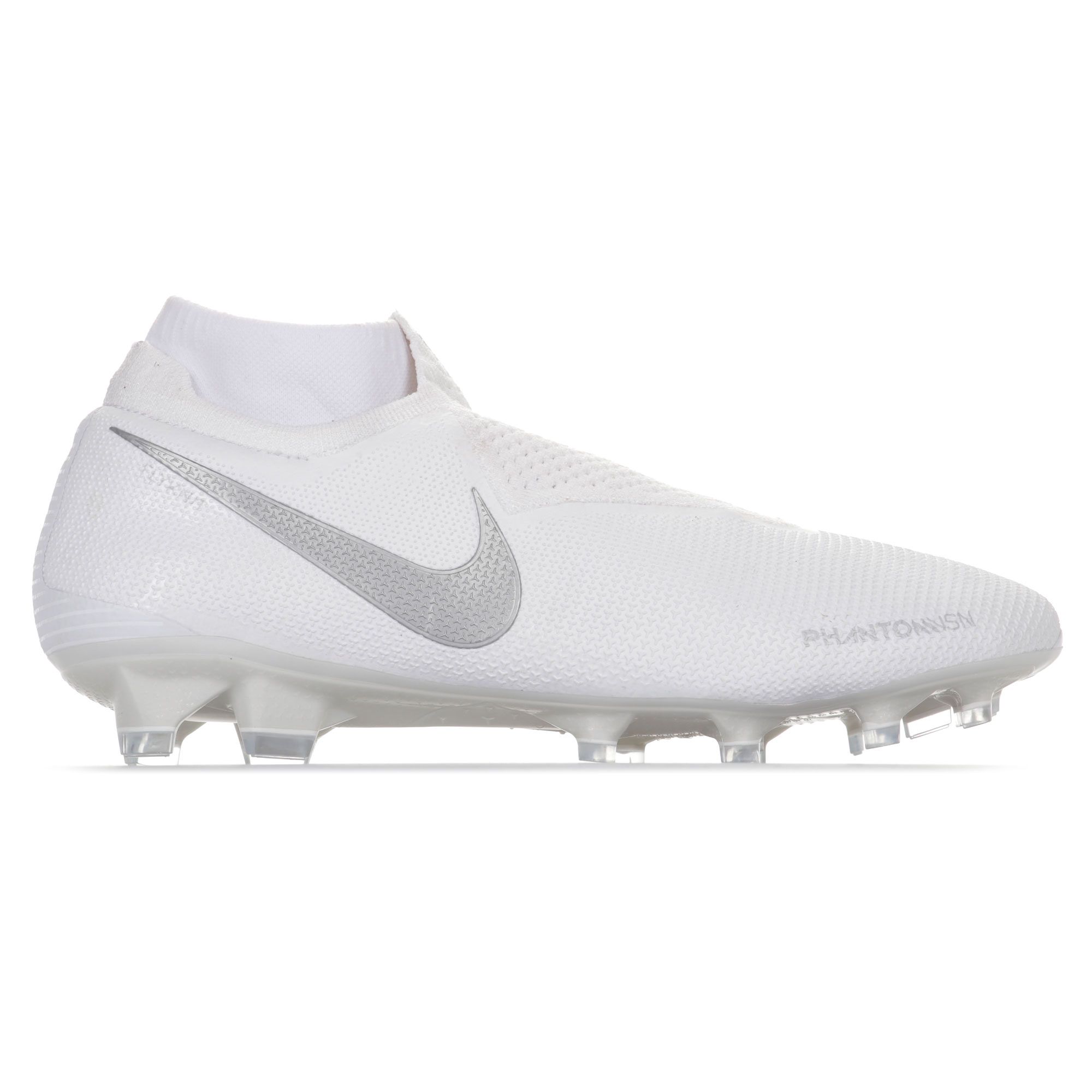 Botas de fútbol Phantom Vision Elite FG Blanco Plata - Fútbol Factory