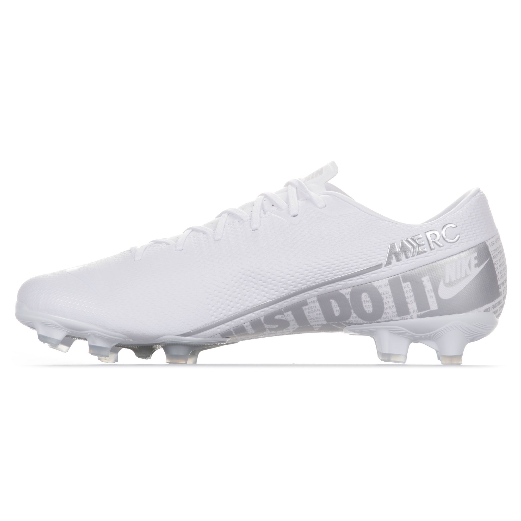 Botas de Fútbol Mercurial Vapor 13 Academy FG/MG Blanco Plata - Fútbol Factory