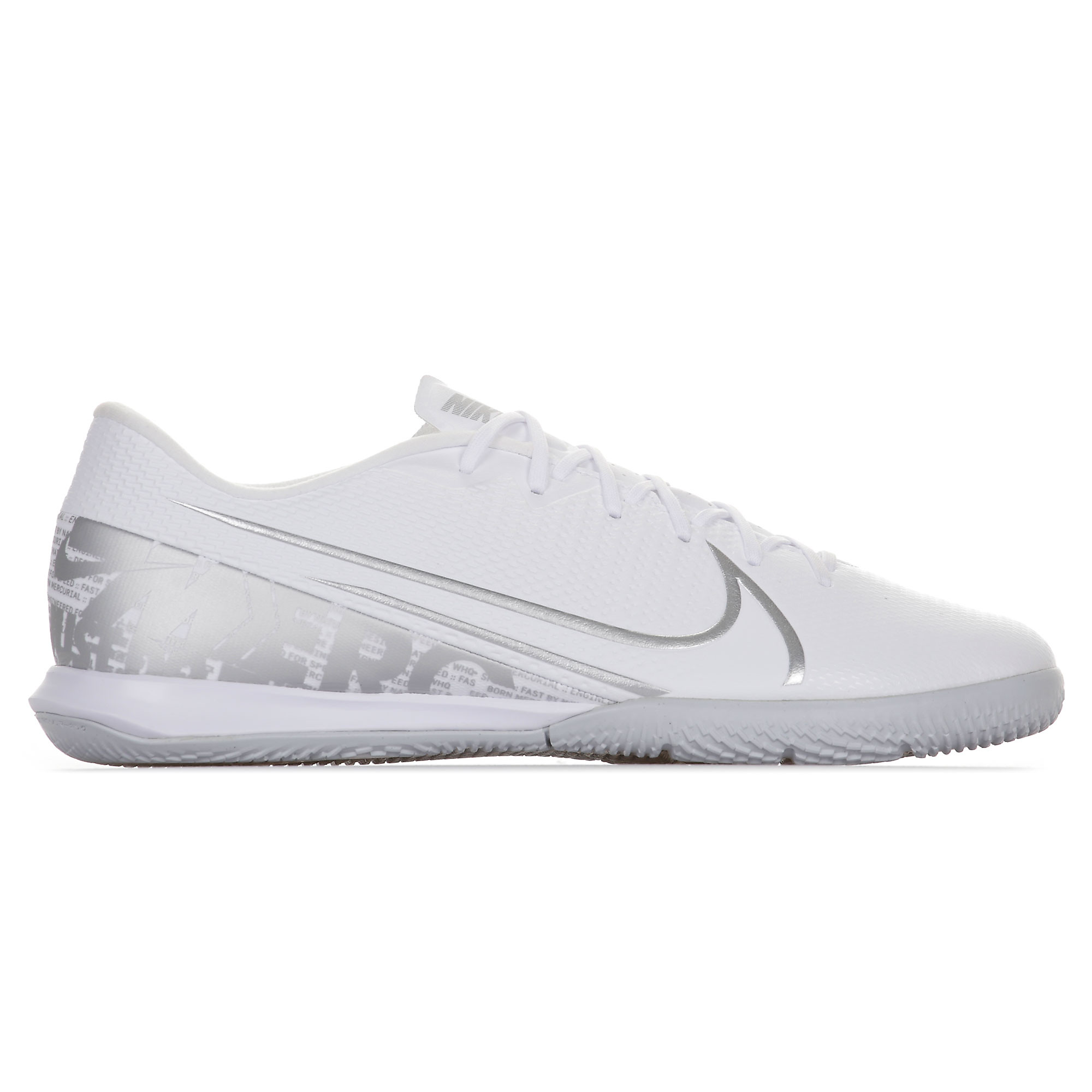 Zapatillas de Fútbol Sala Mercurial Vapor 13 Academy IC Blanco Plata - Fútbol Factory