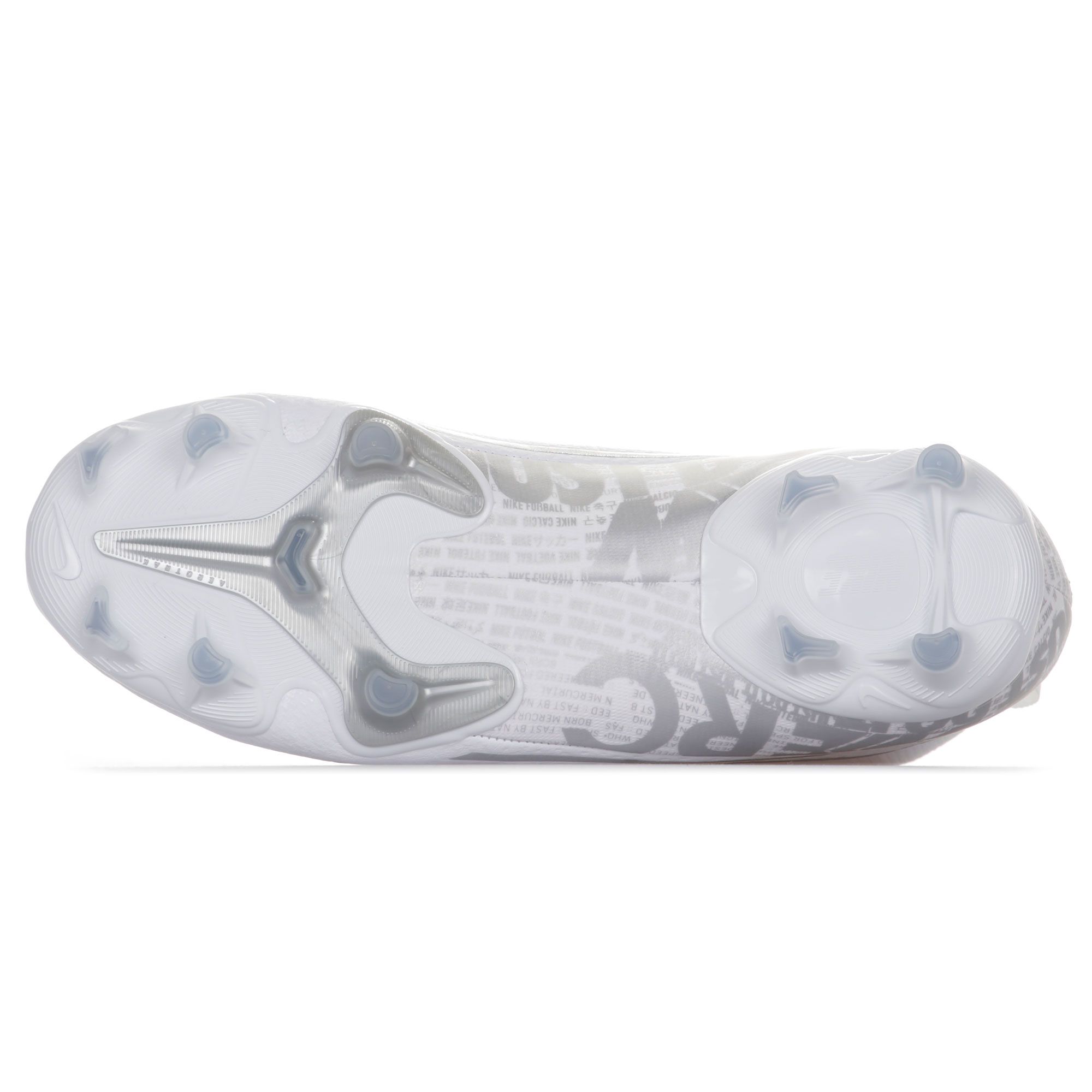 Botas de Fútbol Mercurial Superfly 7 Academy FG/MG Junior Blanco Plata - Fútbol Factory