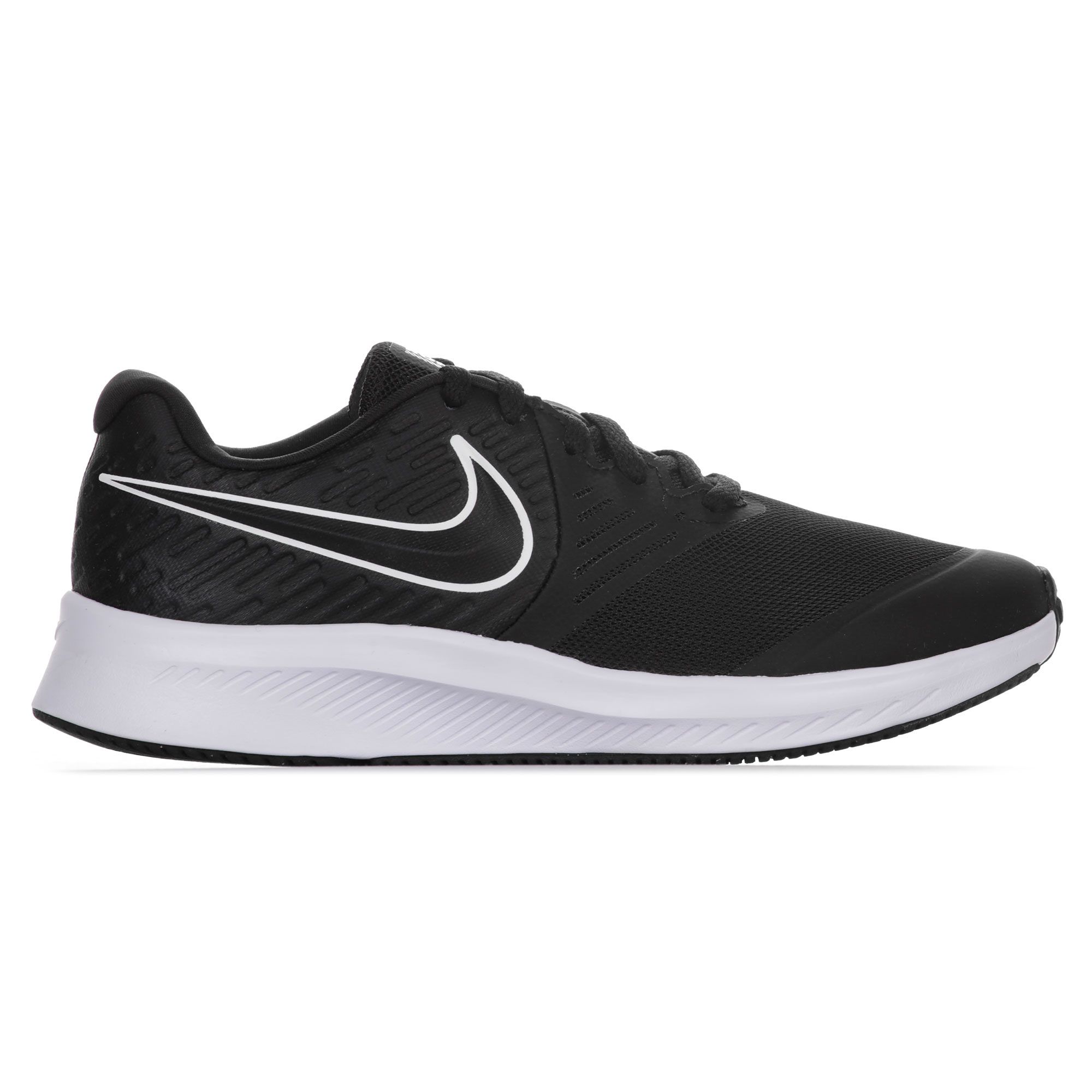Zapatillas Star Runner 2 Junior Negro Blanco - Fútbol Factory