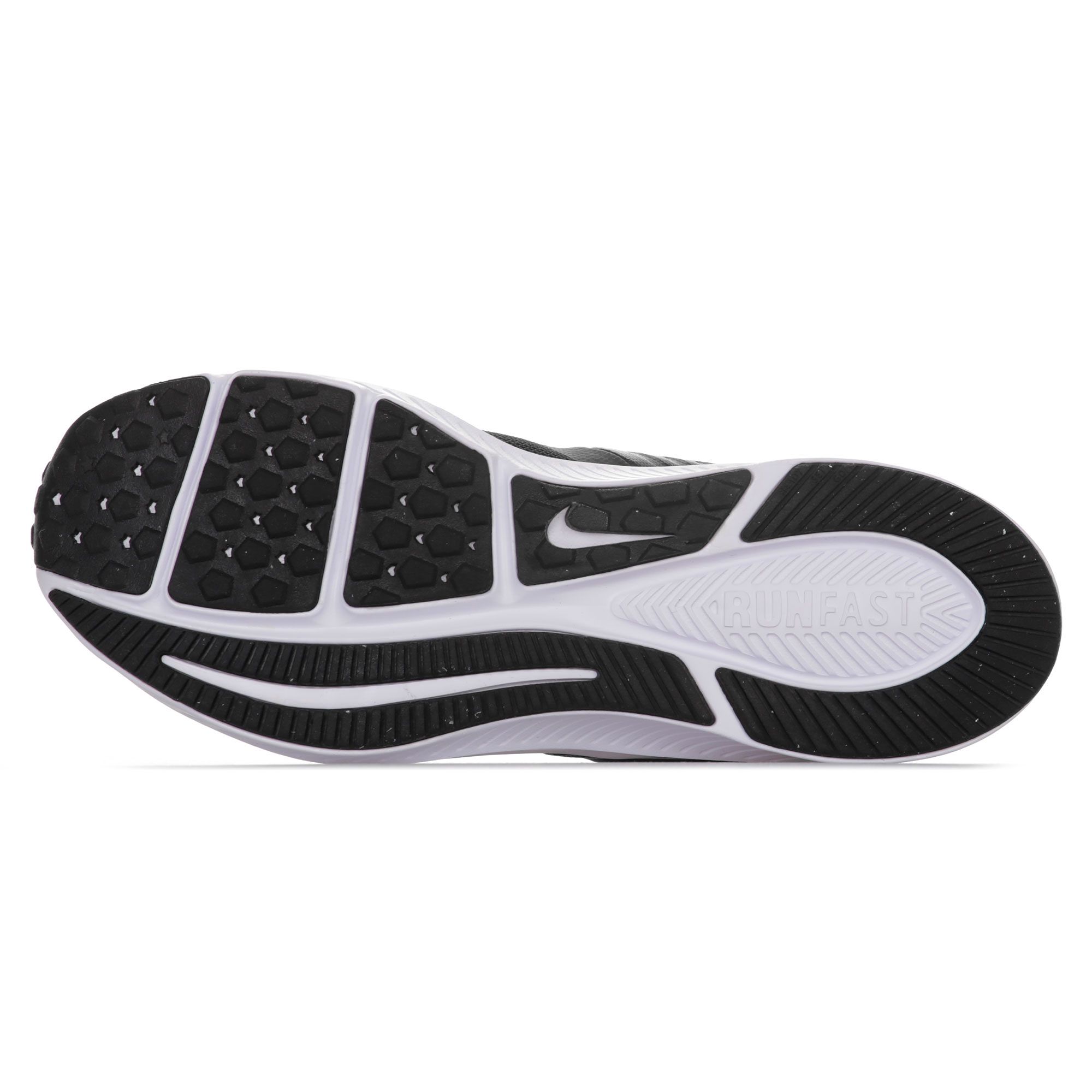 Zapatillas Star Runner 2 Junior Negro Blanco - Fútbol Factory