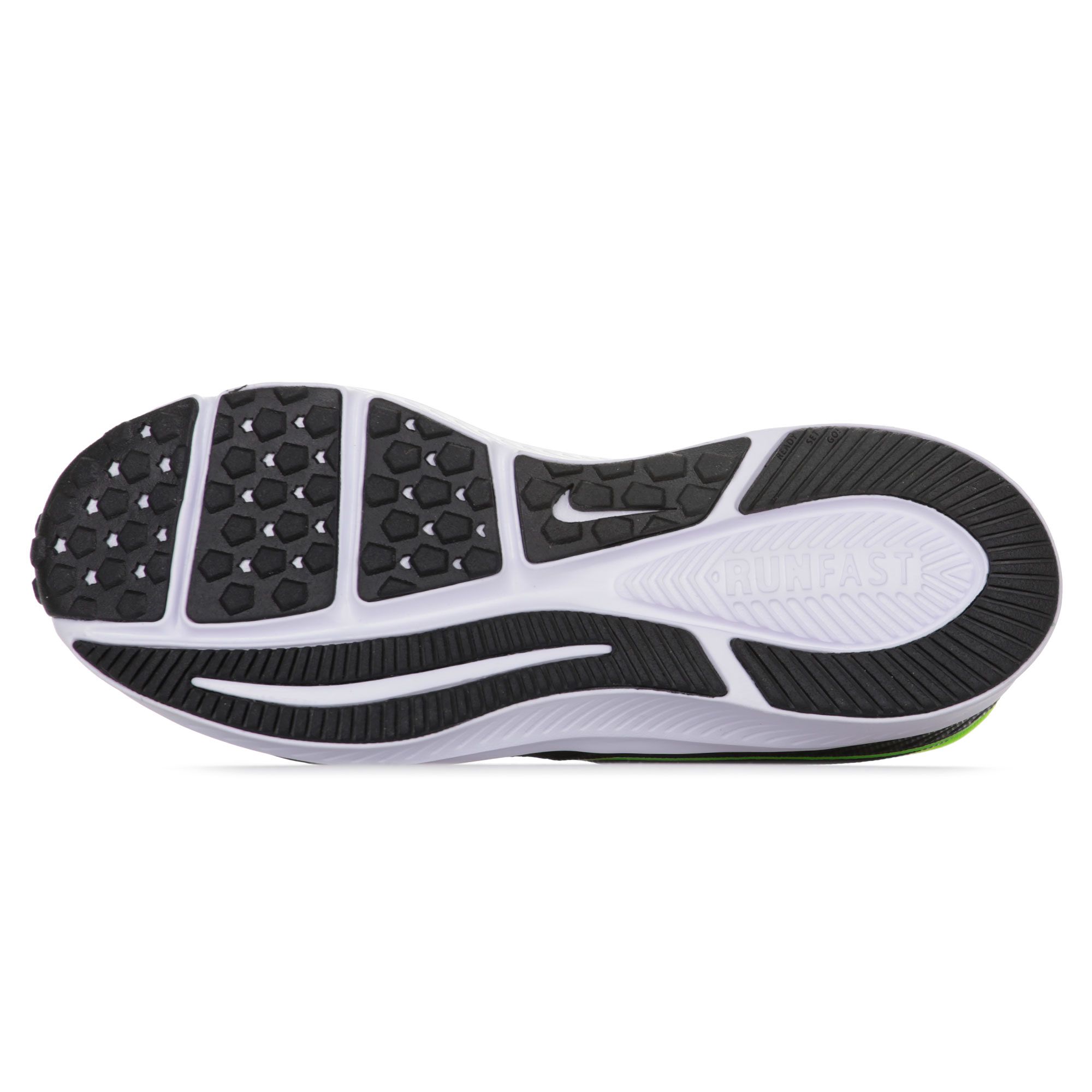 Zapatillas Star Runner 2 Velcro Junior Gris - Fútbol Factory