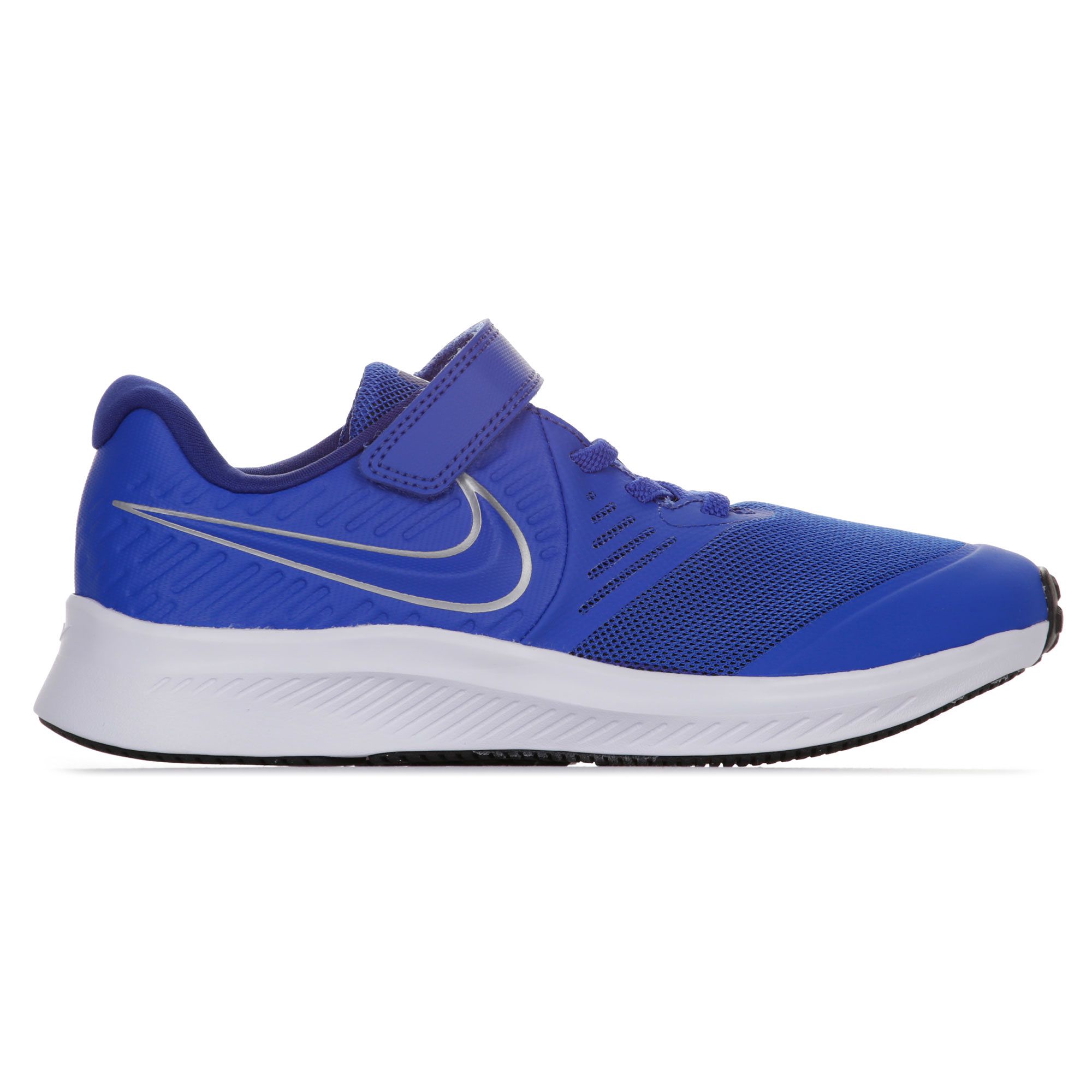 Zapatillas Star Runner 2 Velcro Junior Azul - Fútbol Factory