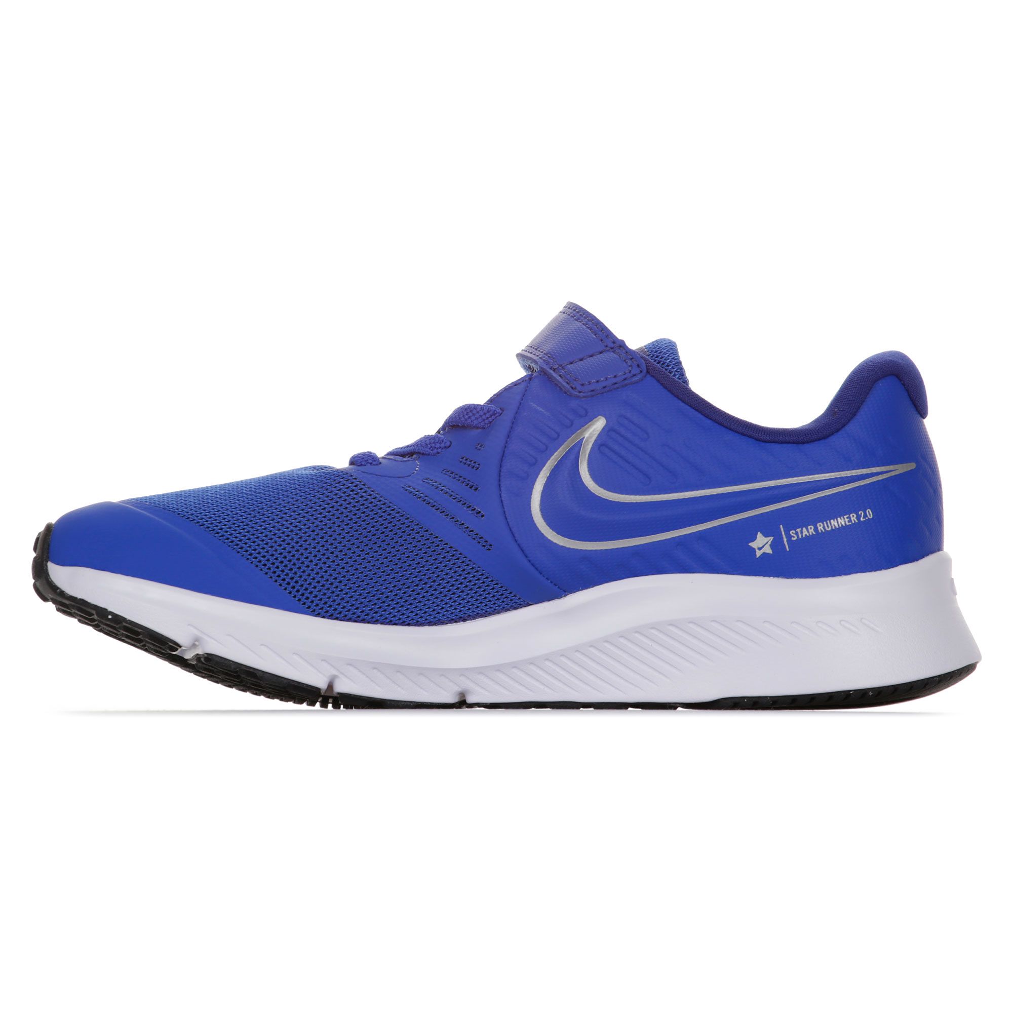 Zapatillas Star Runner 2 Velcro Junior Azul - Fútbol Factory