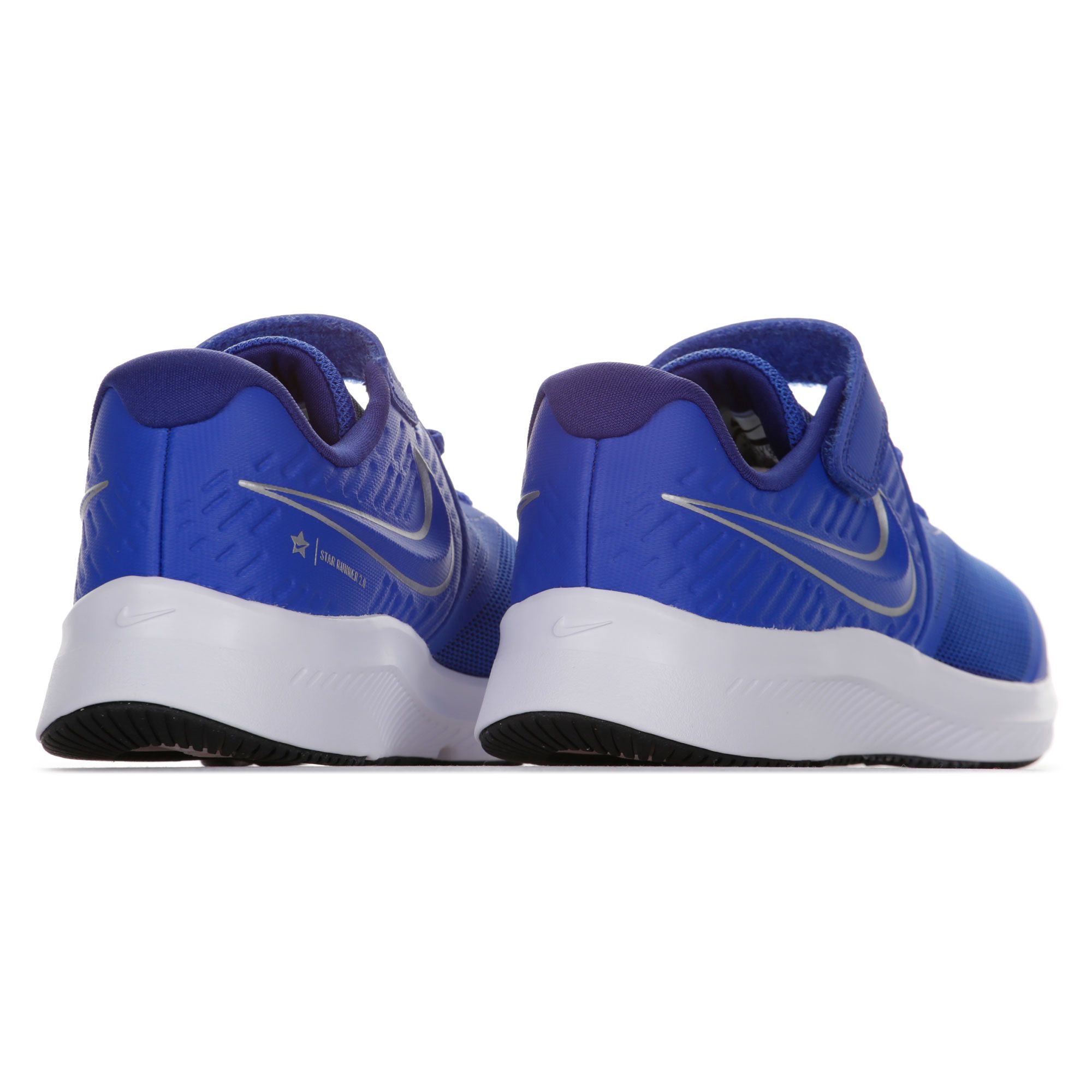 Zapatillas Star Runner 2 Velcro Junior Azul - Fútbol Factory