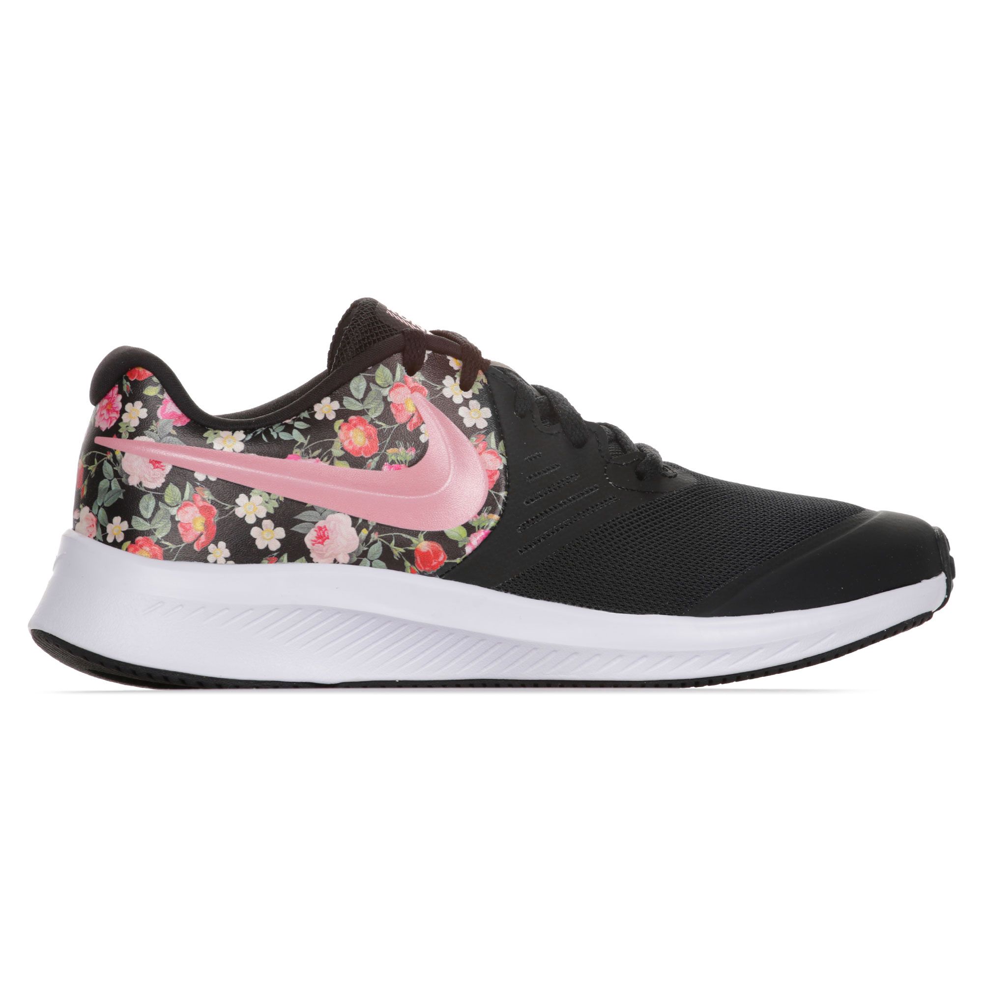 Zapatillas Star Runner 2 Junior Negro Rosa - Fútbol Factory