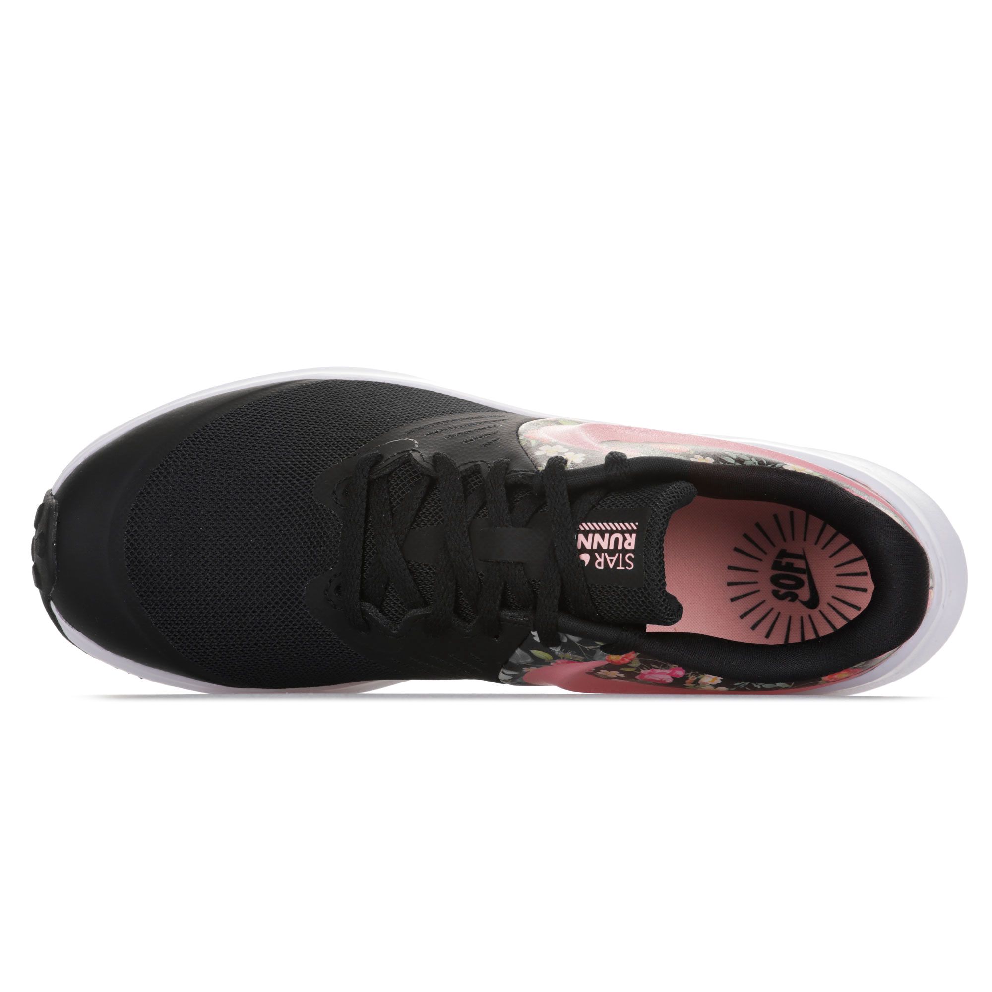 Zapatillas Star Runner 2 Junior Negro Rosa - Fútbol Factory