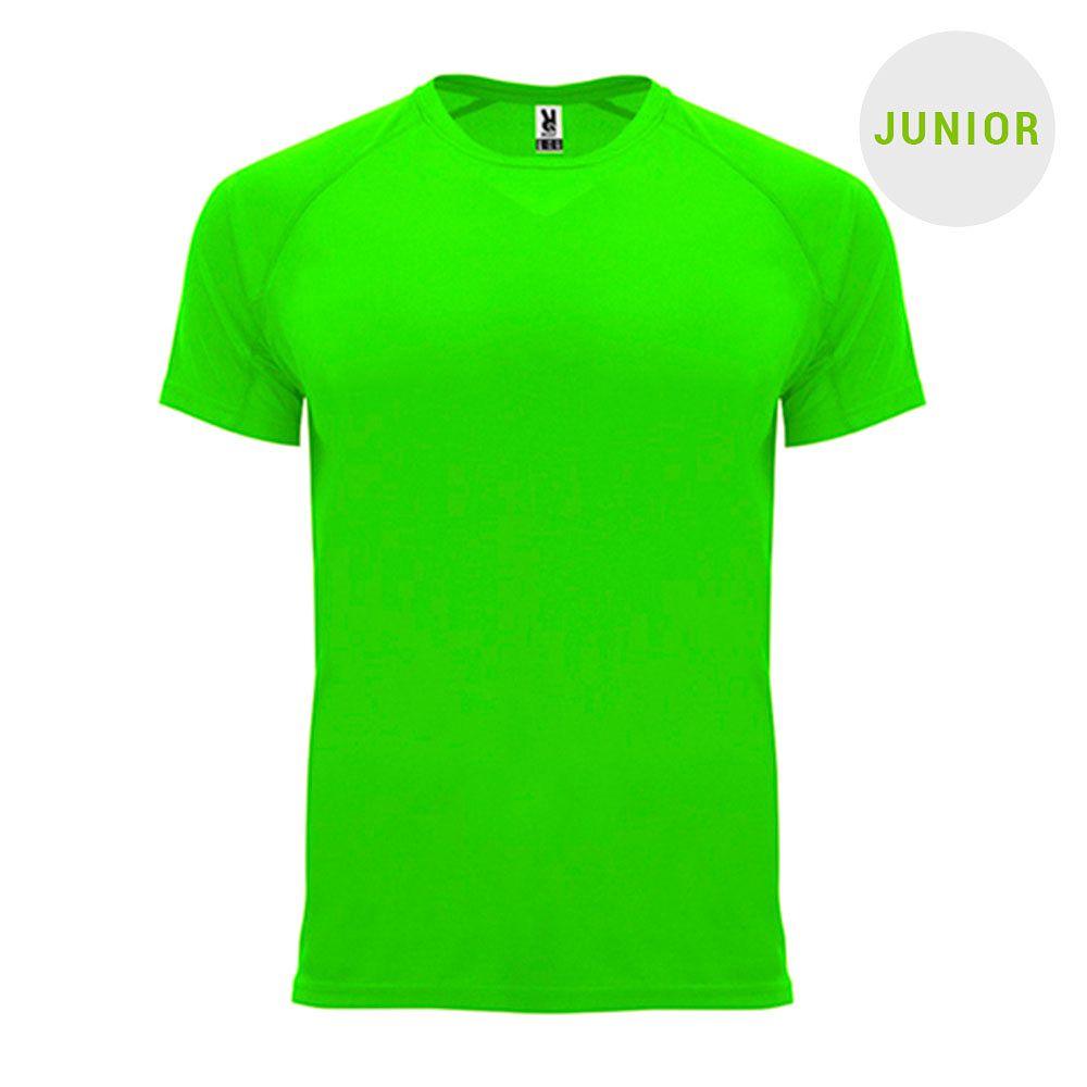 Camiseta Bahrain Junior Verde Fluor - Fútbol Factory