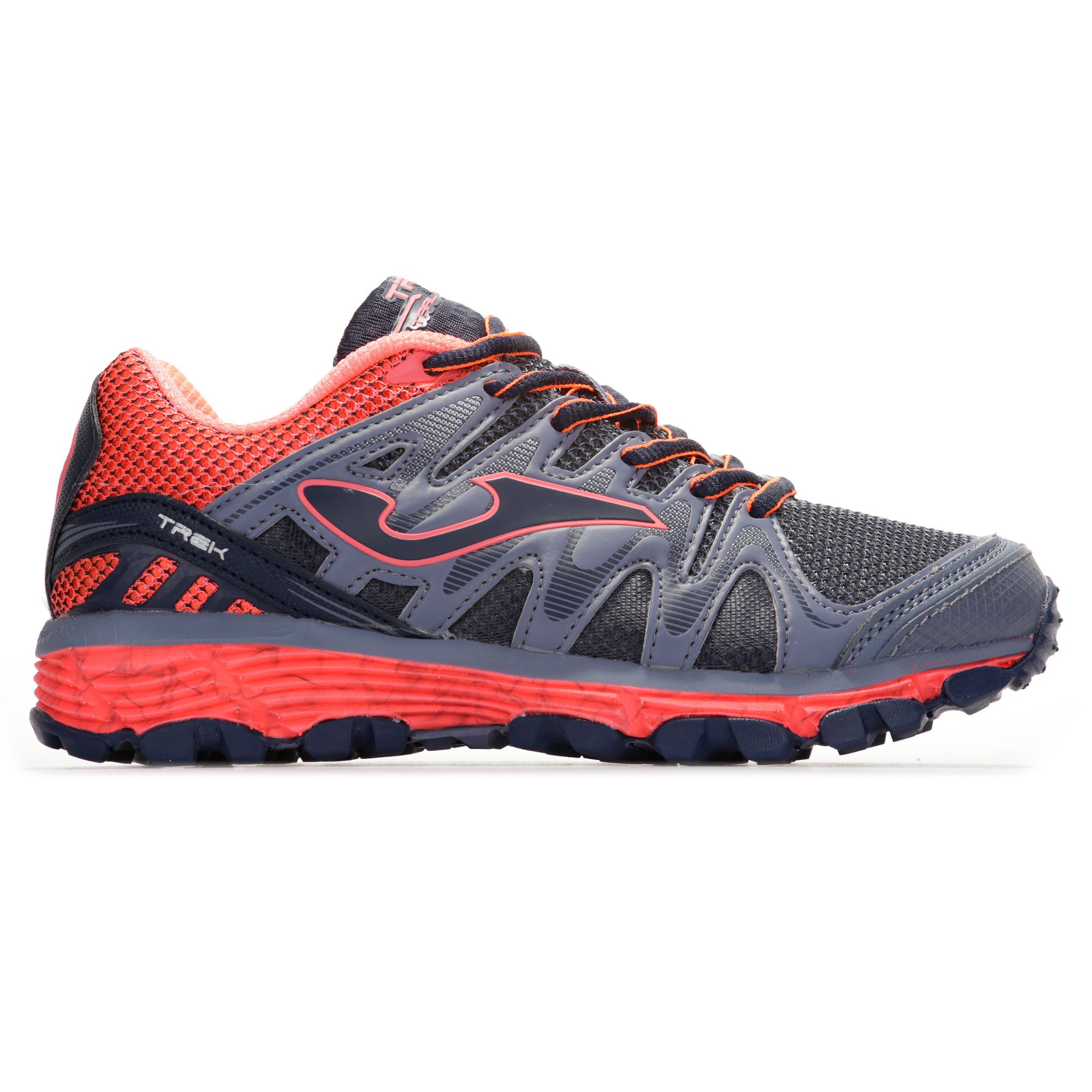 Zapatillas de Running Trail Trek Junior Gris Coral - Fútbol Factory