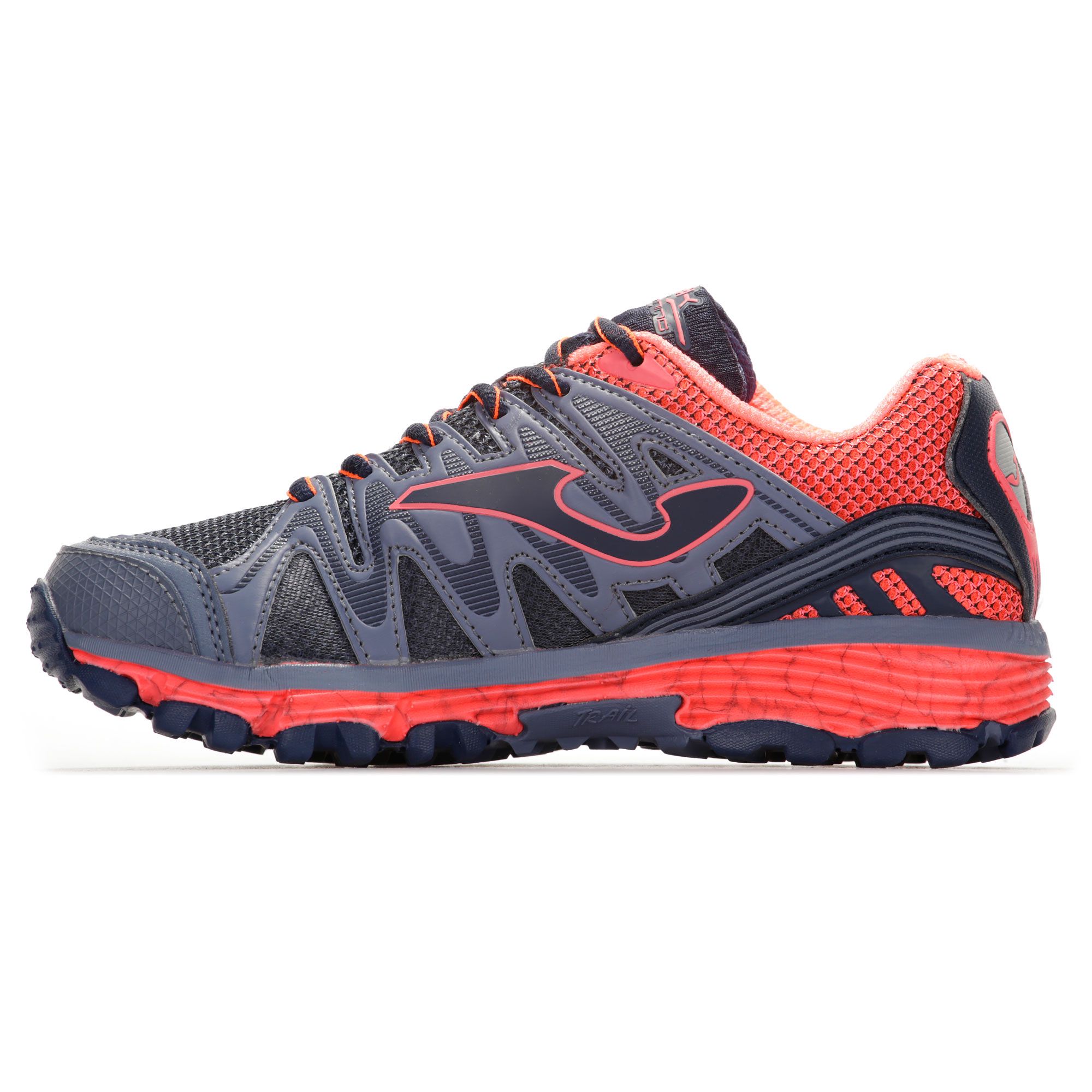 Zapatillas de Running Trail Trek Junior Gris Coral - Fútbol Factory
