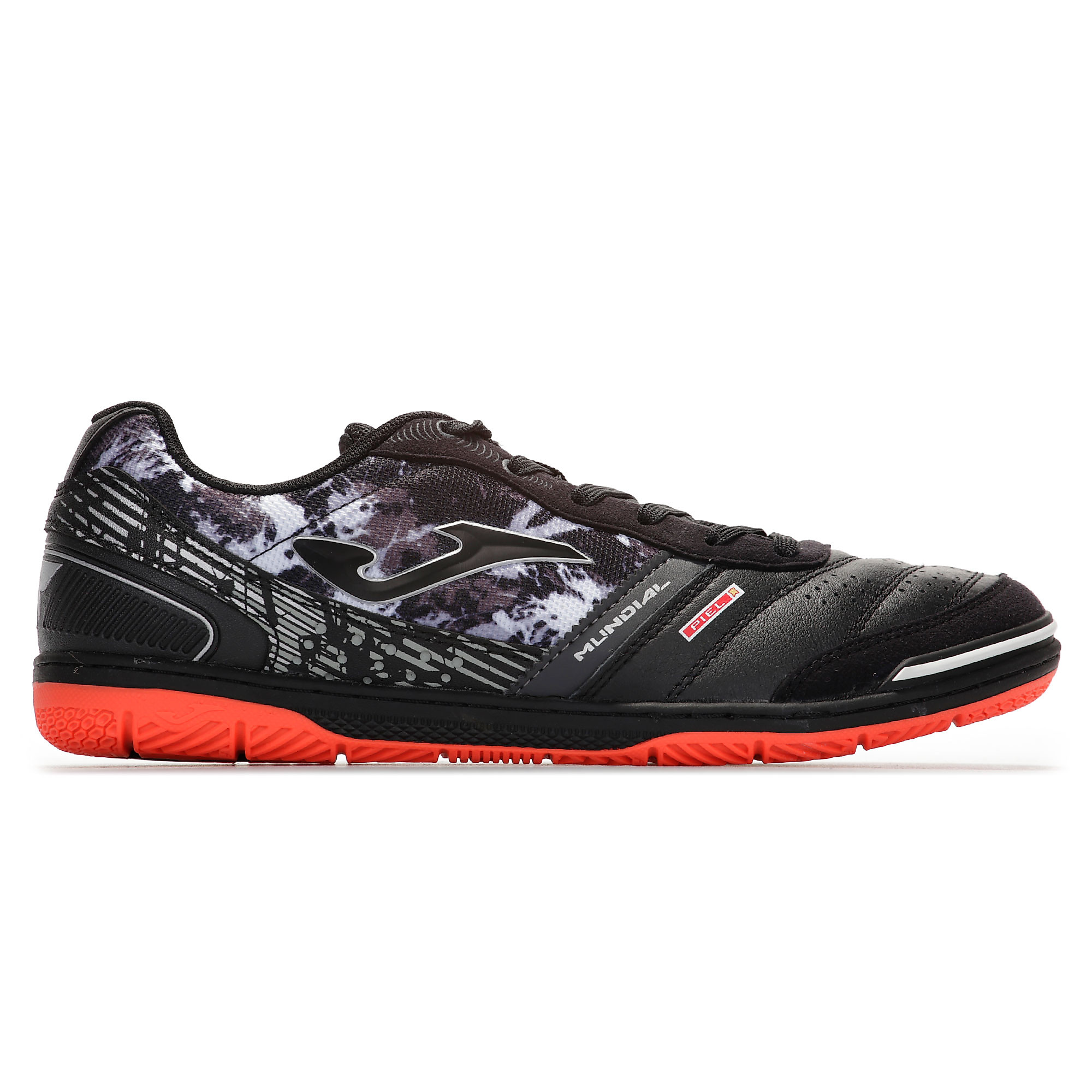 Zapatillas de Fútbol Sala Mundial Negro Rojo - Fútbol Factory