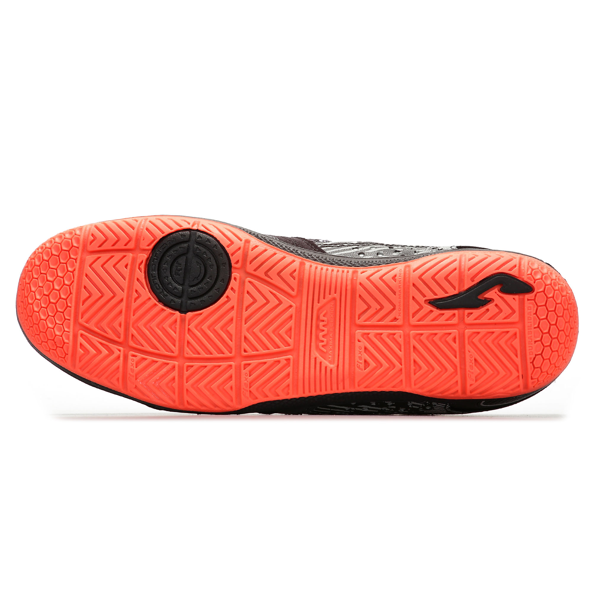 Zapatillas de Fútbol Sala Mundial Negro Rojo - Fútbol Factory