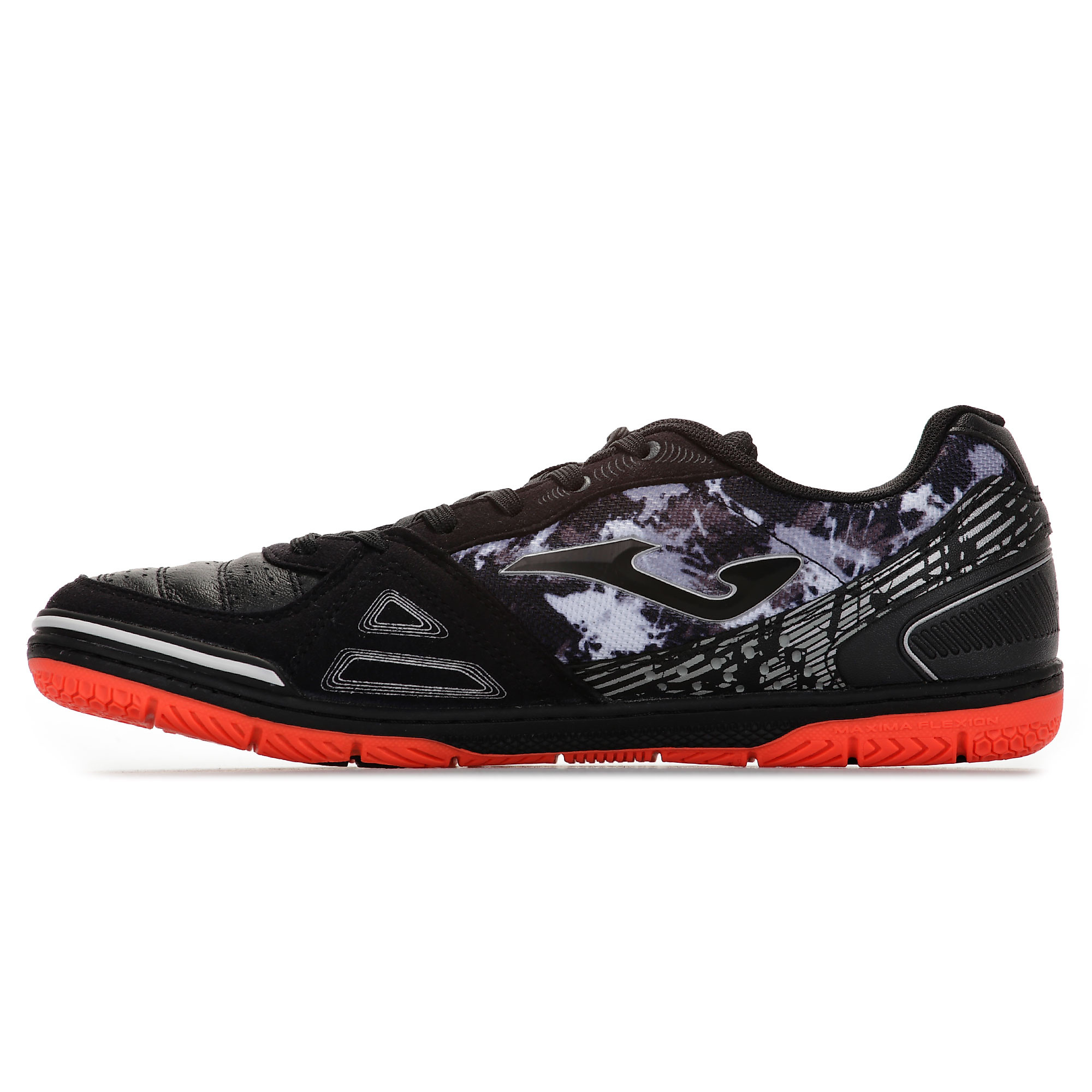 Zapatillas de Fútbol Sala Mundial Negro Rojo - Fútbol Factory