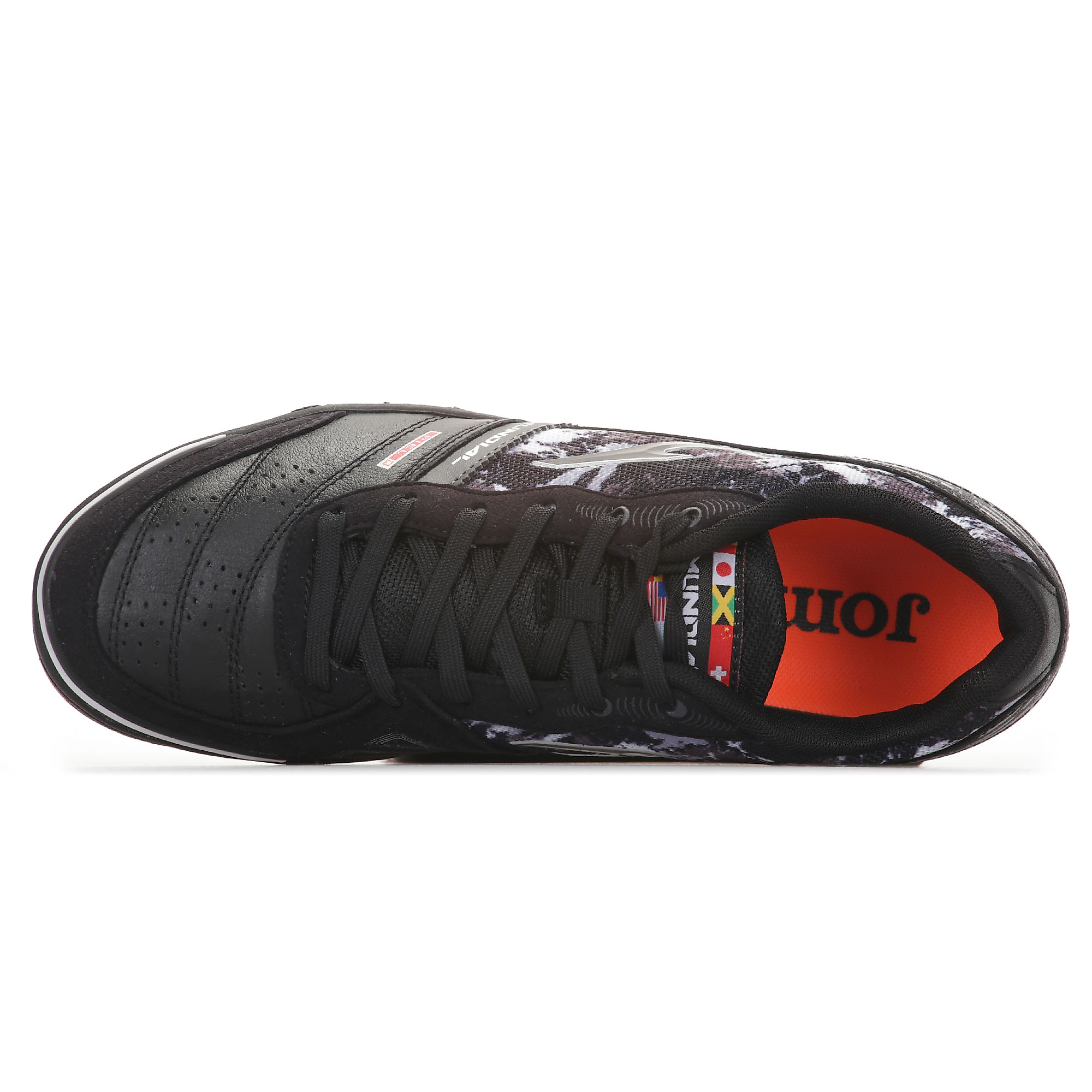 Zapatillas de Fútbol Sala Mundial Negro Rojo - Fútbol Factory