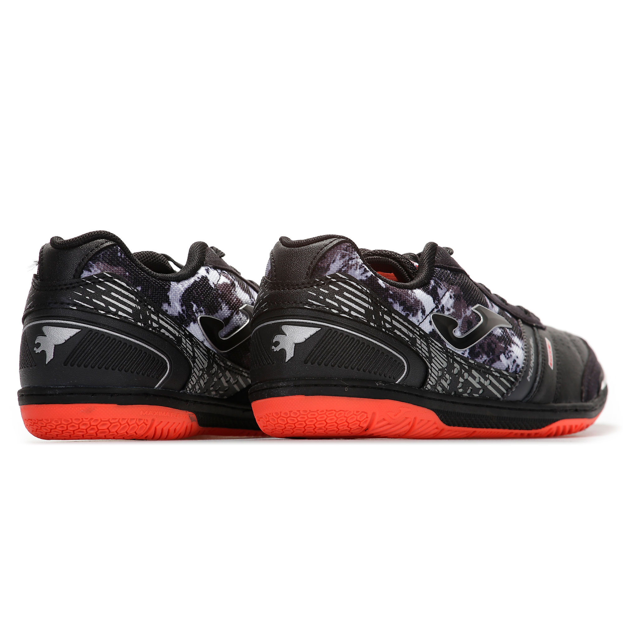 Zapatillas de Fútbol Sala Mundial Negro Rojo - Fútbol Factory