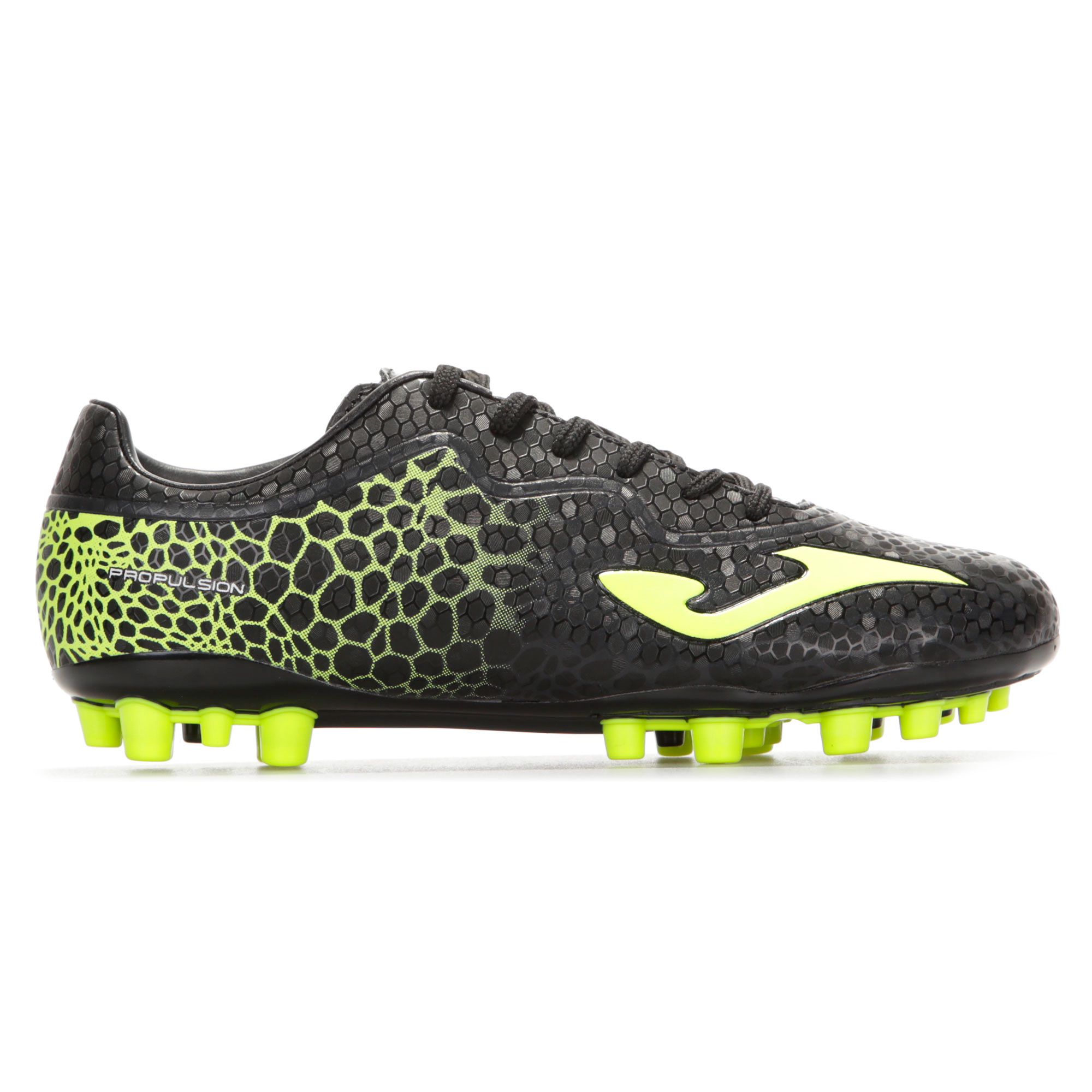 Botas de Fútbol Propulsion AG Junior Negro Fluor - Fútbol Factory