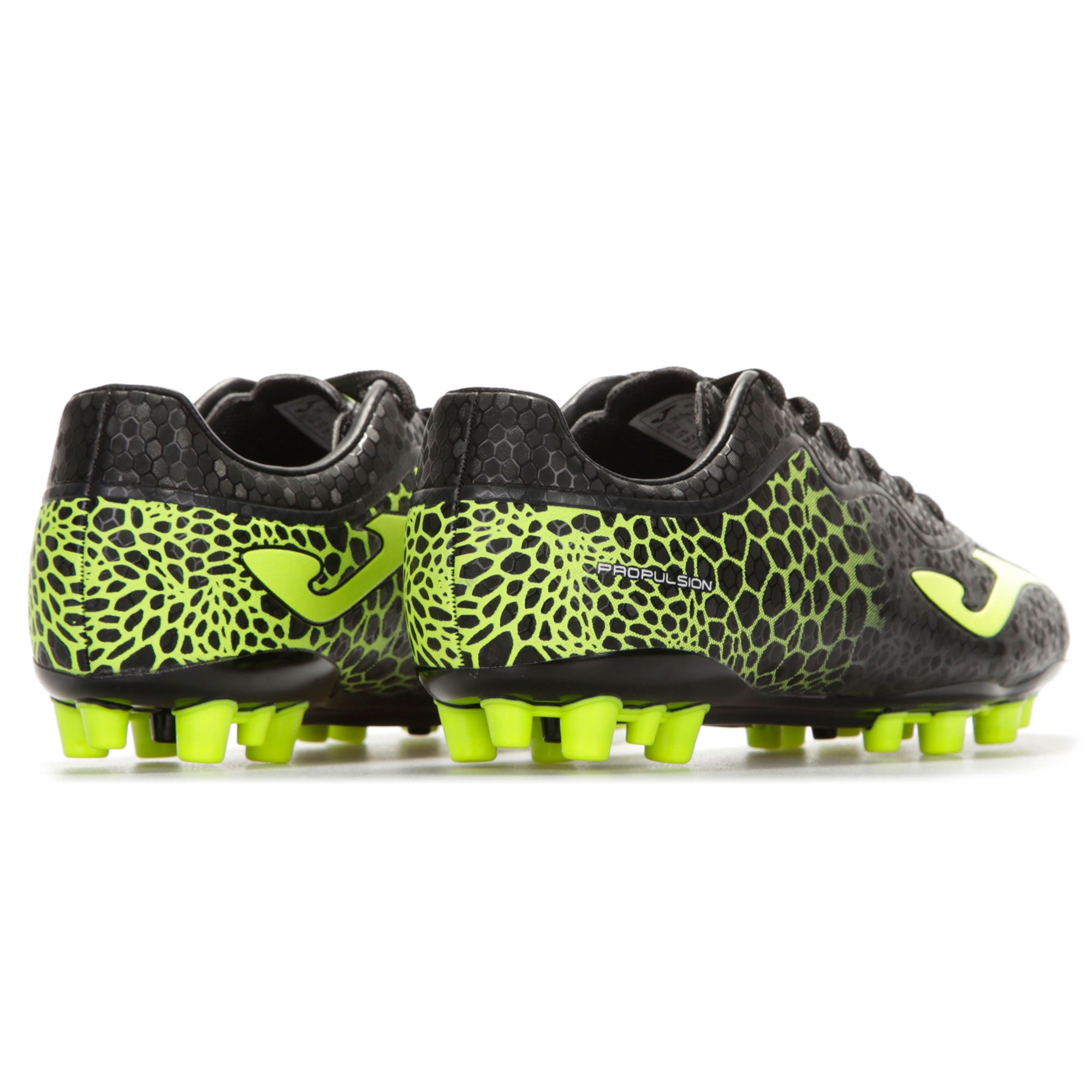Botas de Fútbol Propulsion AG Junior Negro Fluor - Fútbol Factory