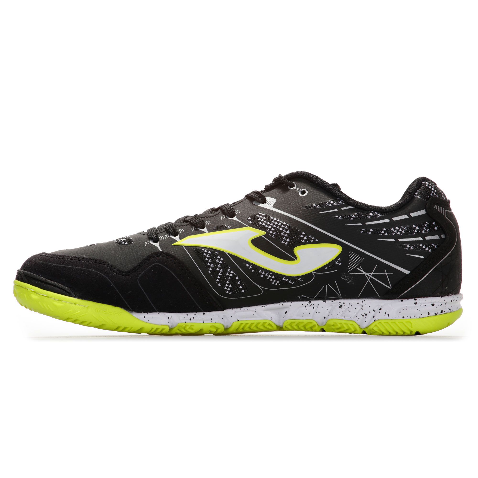 Zapatillas de Fútbol Sala Super Regate Negro Fluor - Fútbol Factory