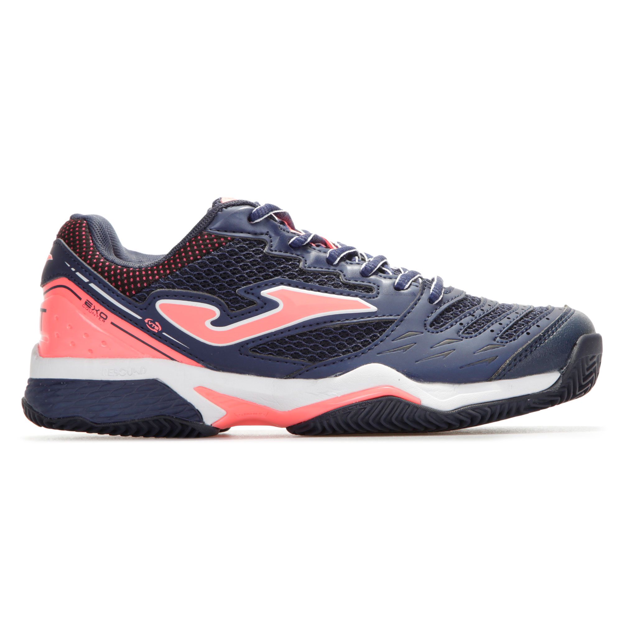 Zapatillas de Tenis y Padel SET Clay Mujer Marino Coral - Fútbol Factory