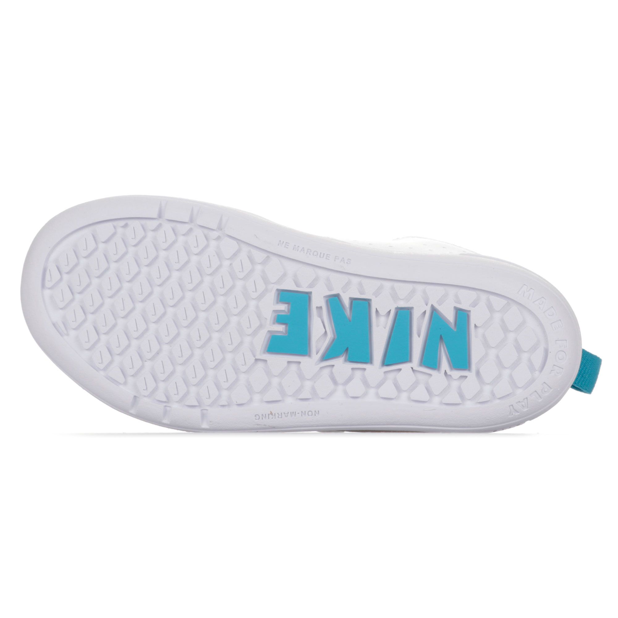 Zapatillas Pico 5 Velcro Bebé Blanco Azul - Fútbol Factory
