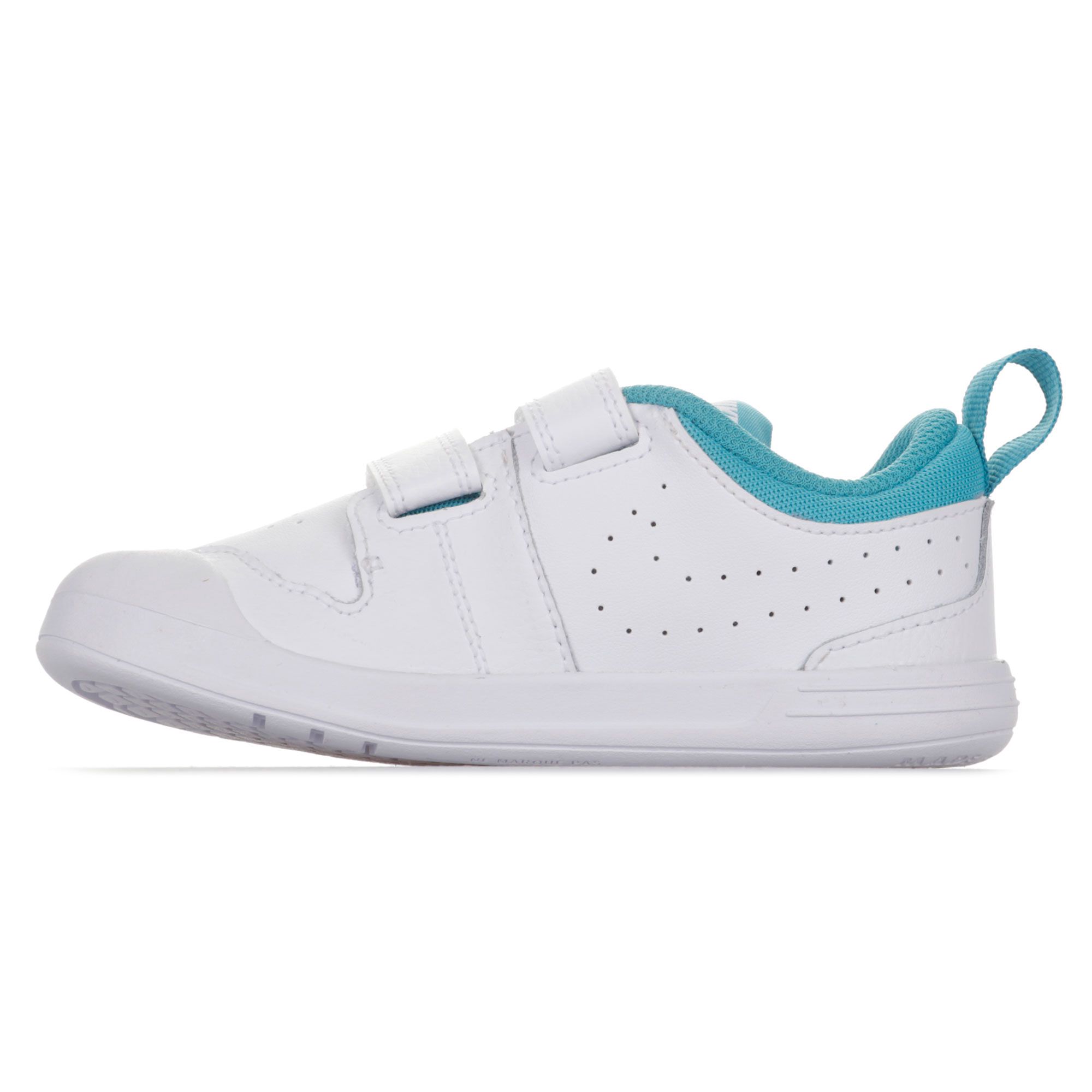 Zapatillas Pico 5 Velcro Bebé Blanco Azul - Fútbol Factory