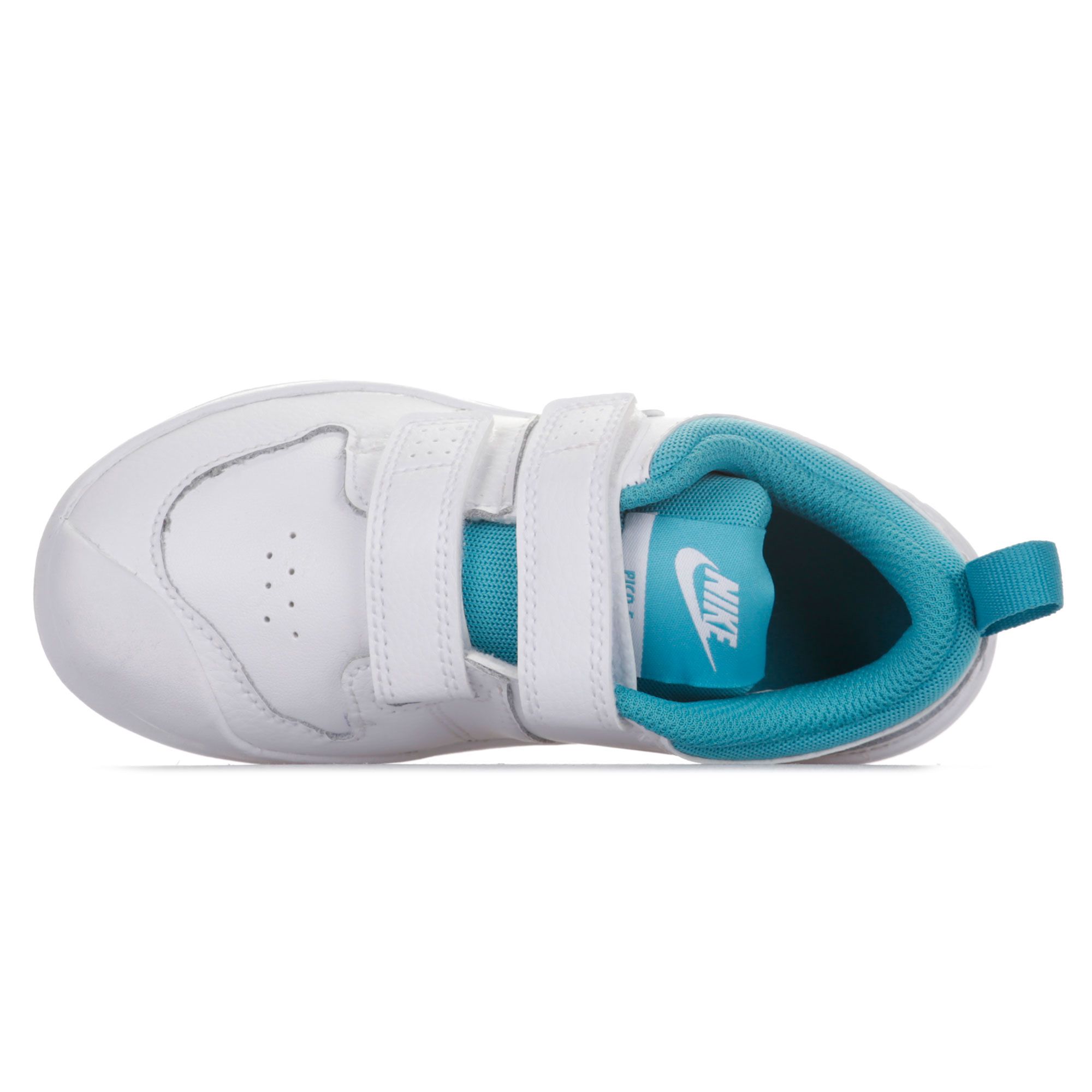 Zapatillas Pico 5 Velcro Bebé Blanco Azul - Fútbol Factory