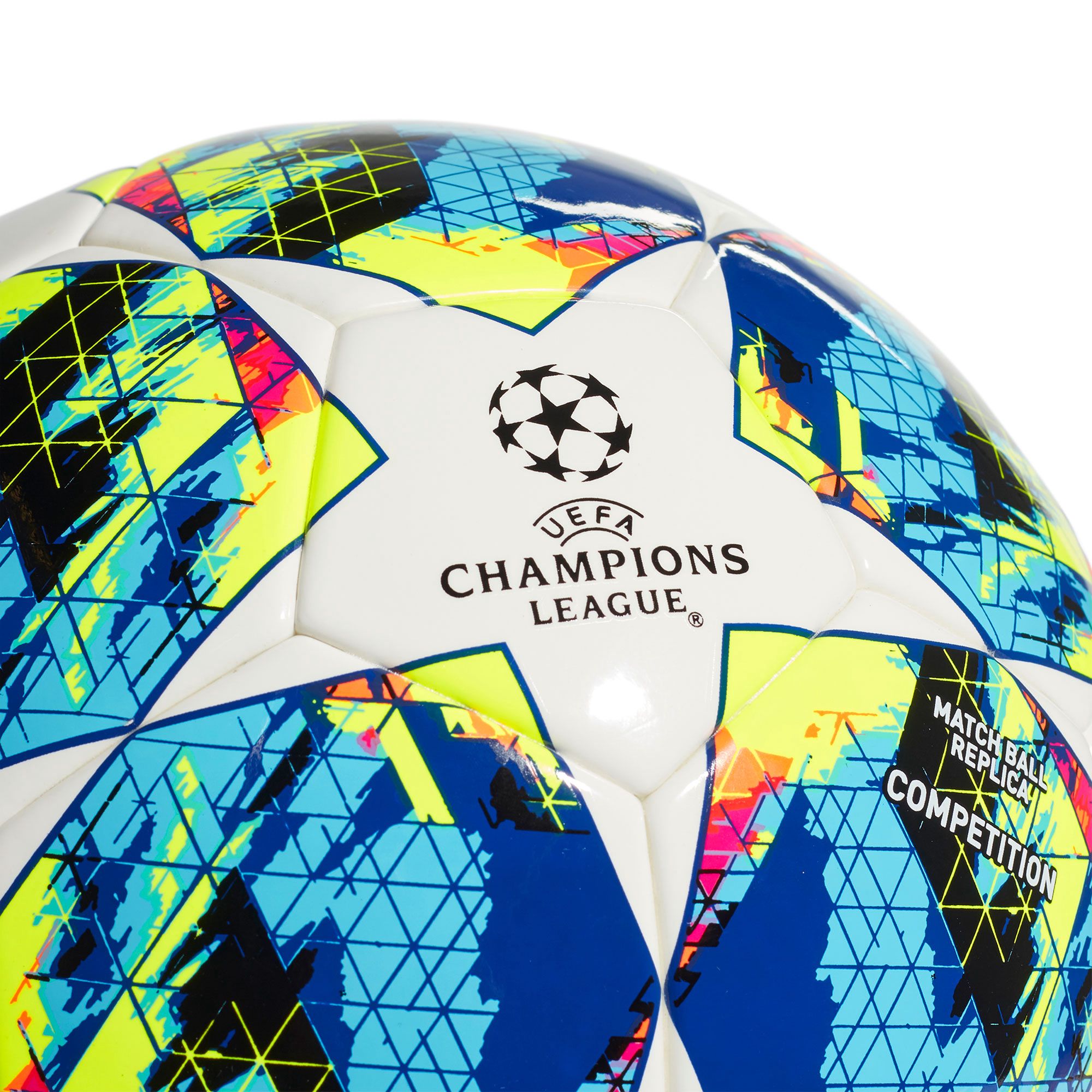 Balón de Fútbol 11 Finale 19 UCL Competition Blanco Multicolor - Fútbol Factory