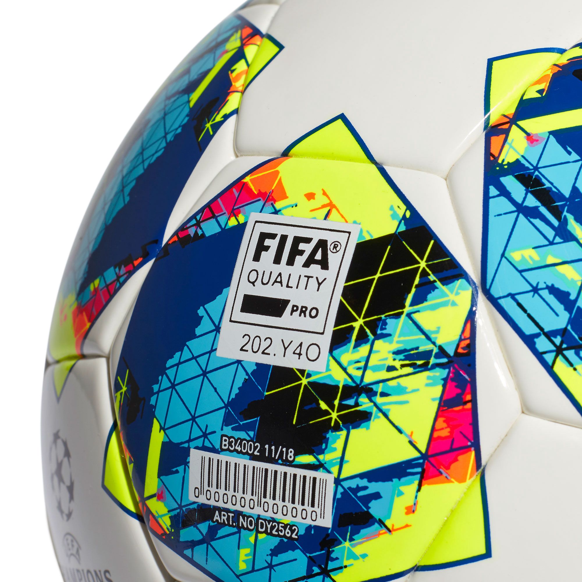 Balón de Fútbol 11 Finale 19 UCL Competition Blanco Multicolor - Fútbol Factory