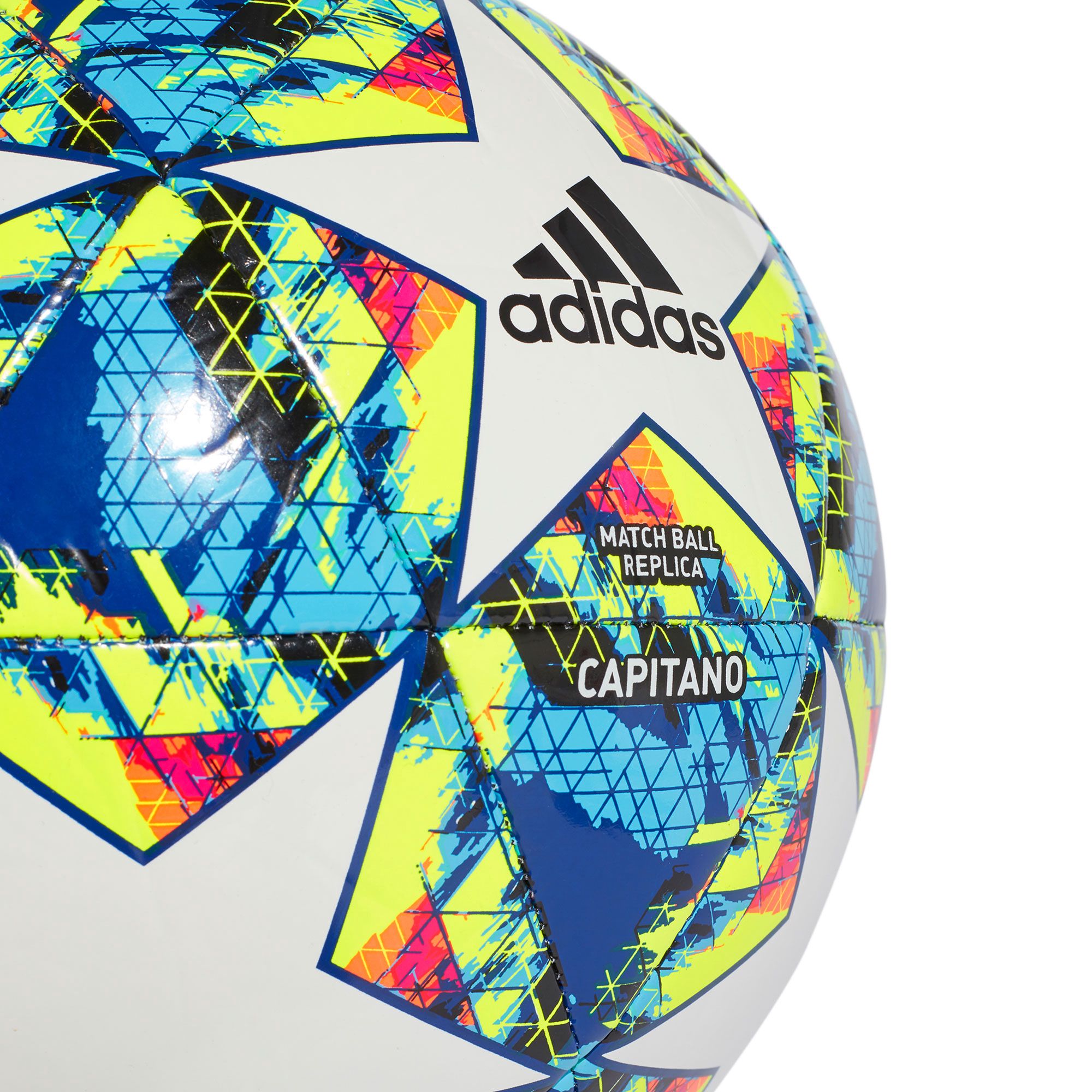 Balón de Fútbol 11 UCL Finale 19 Capitano Blanco Multicolor - Fútbol Factory