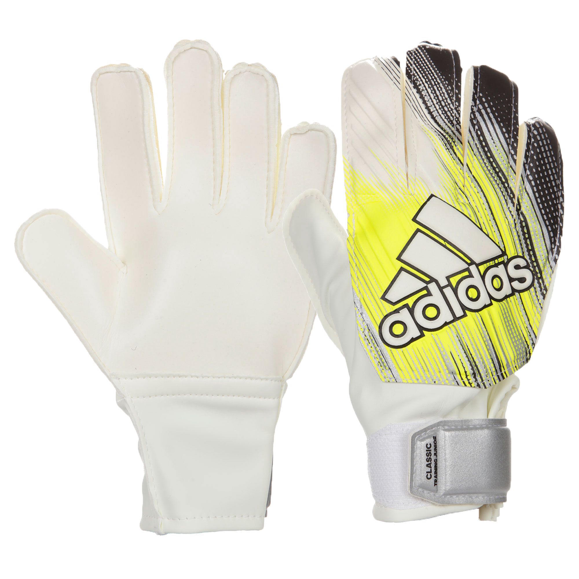 Guantes de Portero Classic Training Junior Negro Blanco - Fútbol Factory
