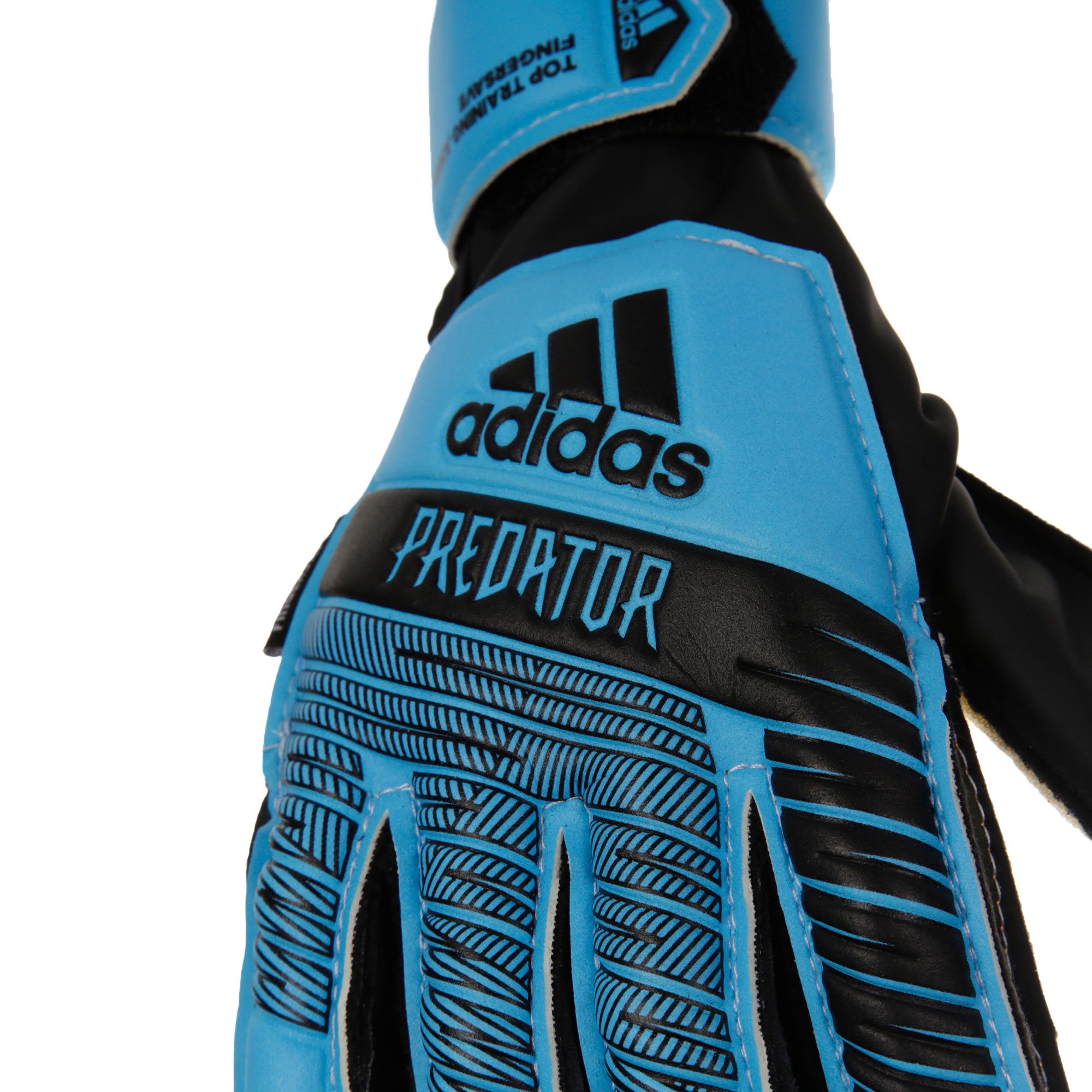 Guantes Predator Top Training Fingersave Junior Azul - Fútbol Factory