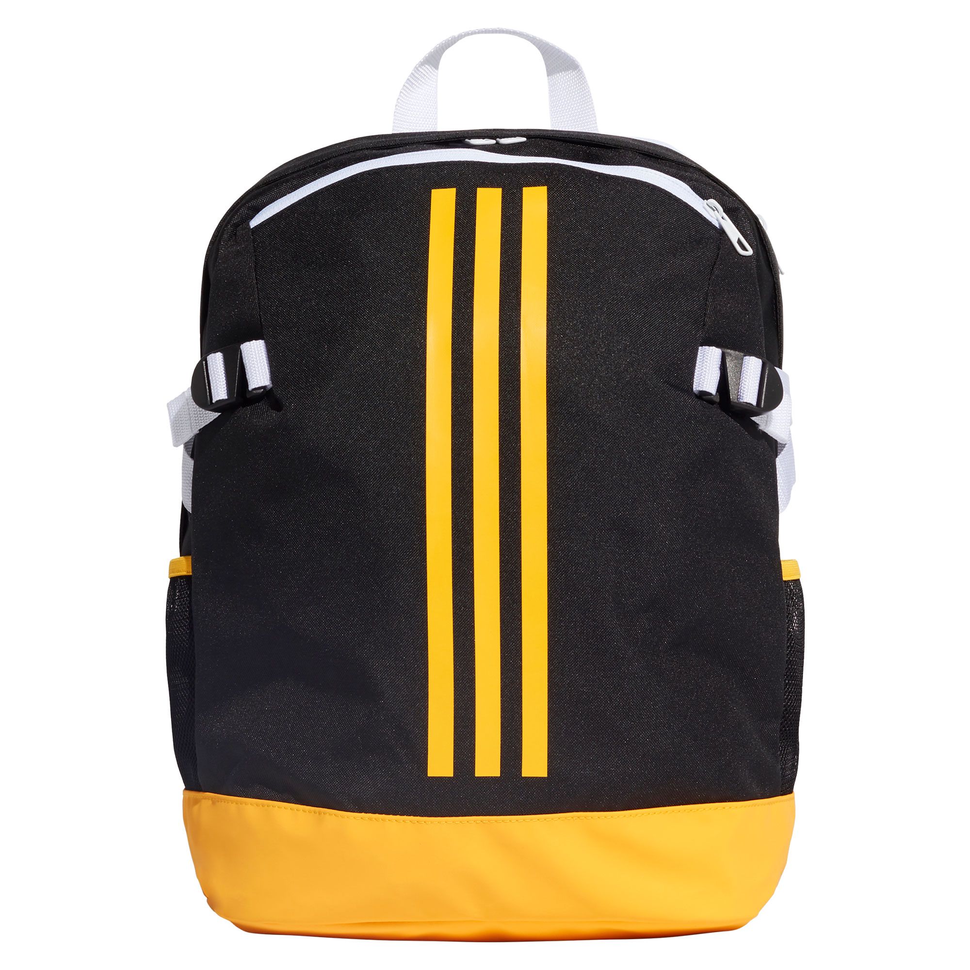 Mochila Tres Bandas Power Mediana Negro Amarillo - Fútbol Factory