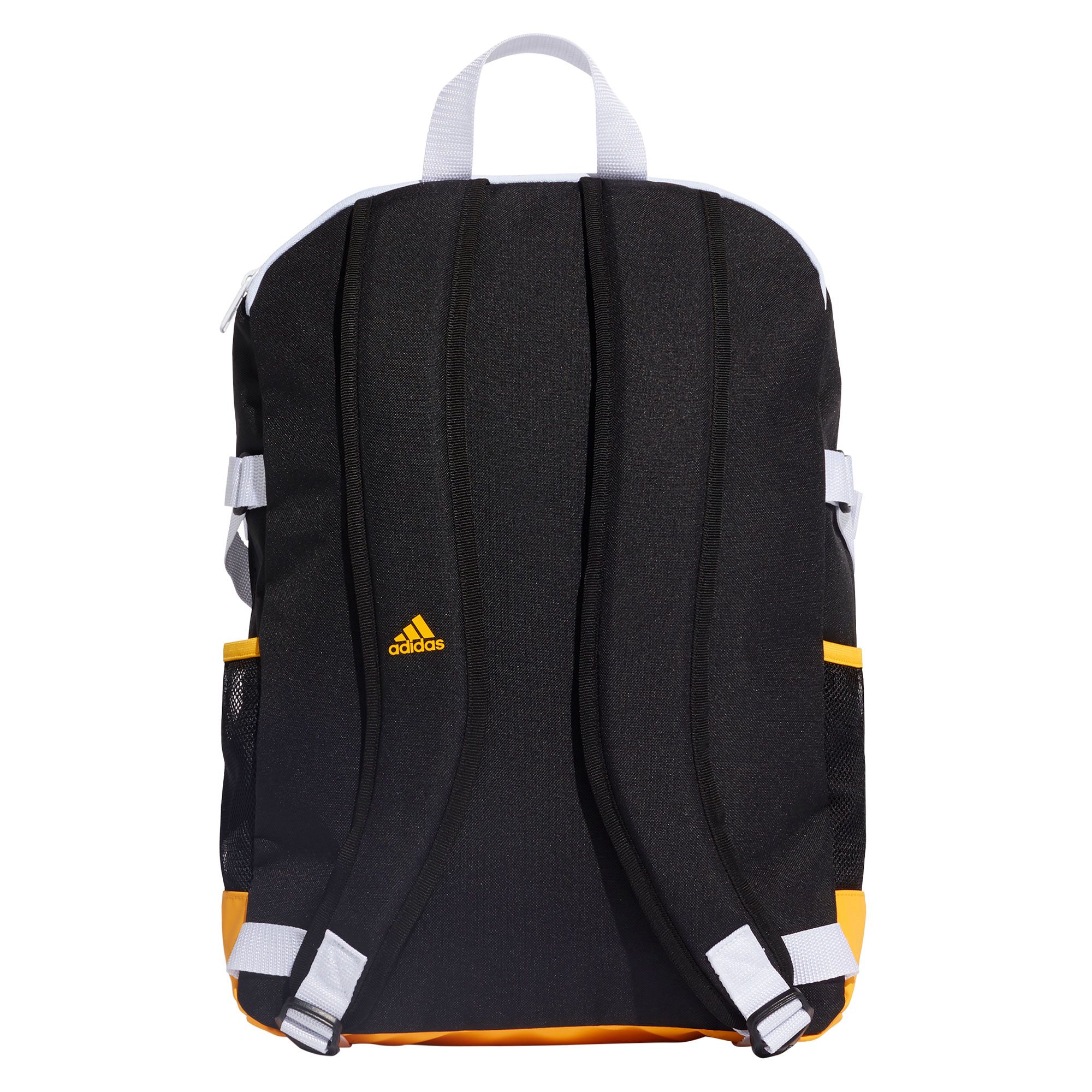 Mochila Tres Bandas Power Mediana Negro Amarillo - Fútbol Factory