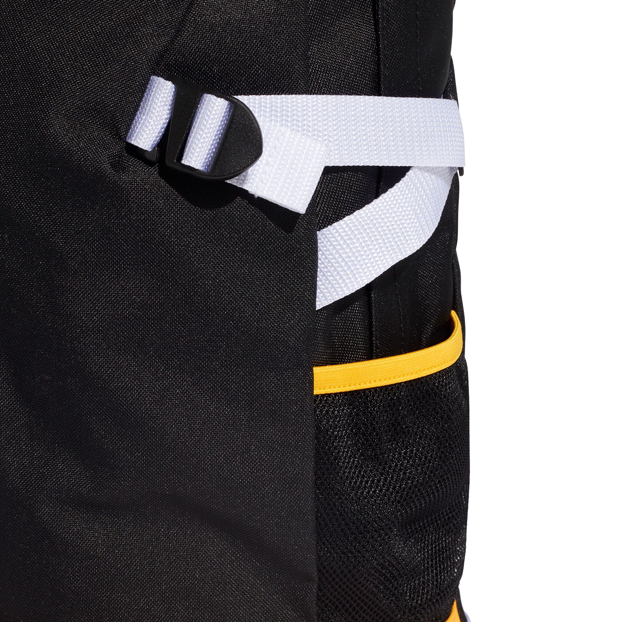 Mochila Tres Bandas Power Mediana Negro Amarillo - Fútbol Factory
