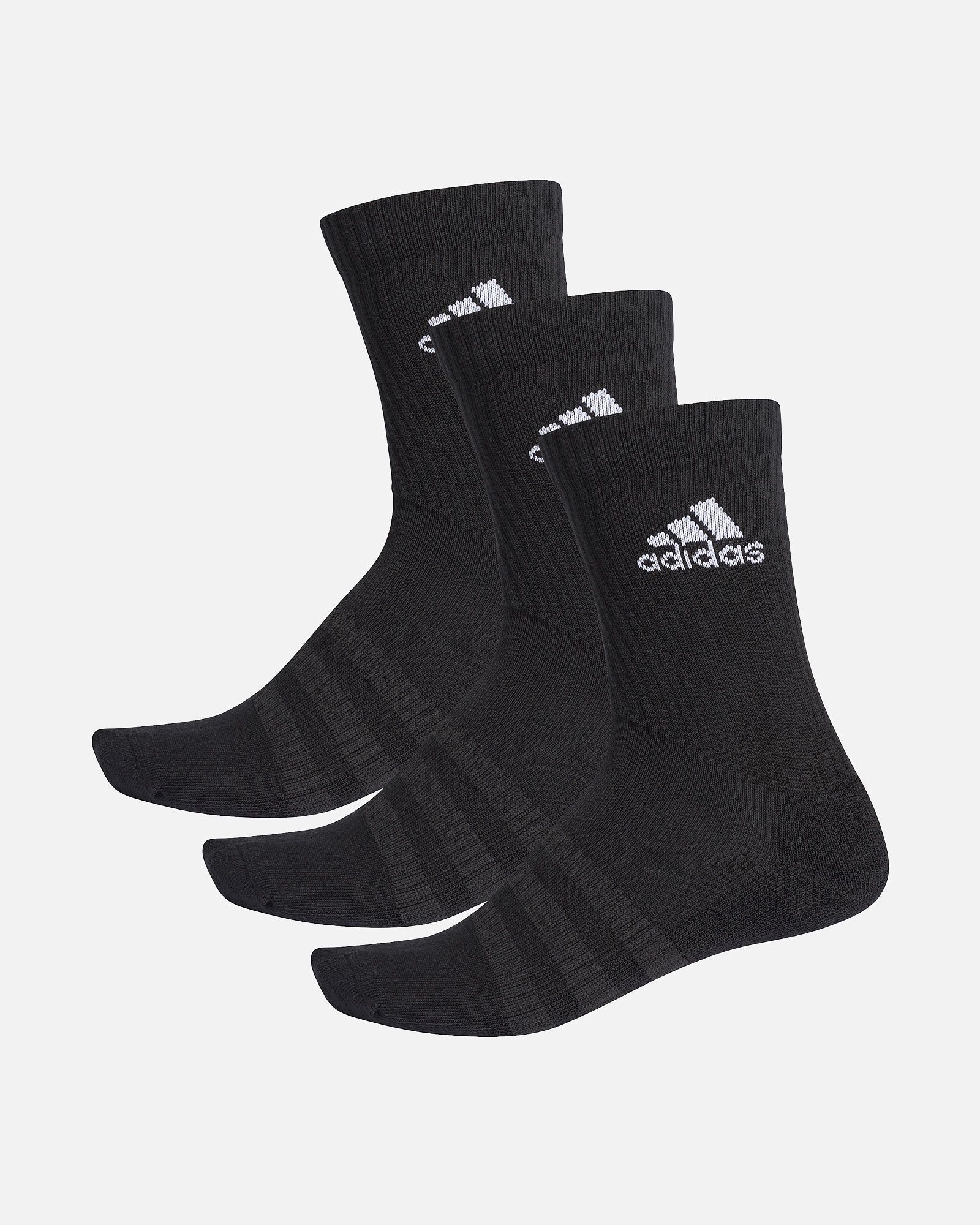 Calcetines de training Cushioned x3 Negro - Fútbol Factory