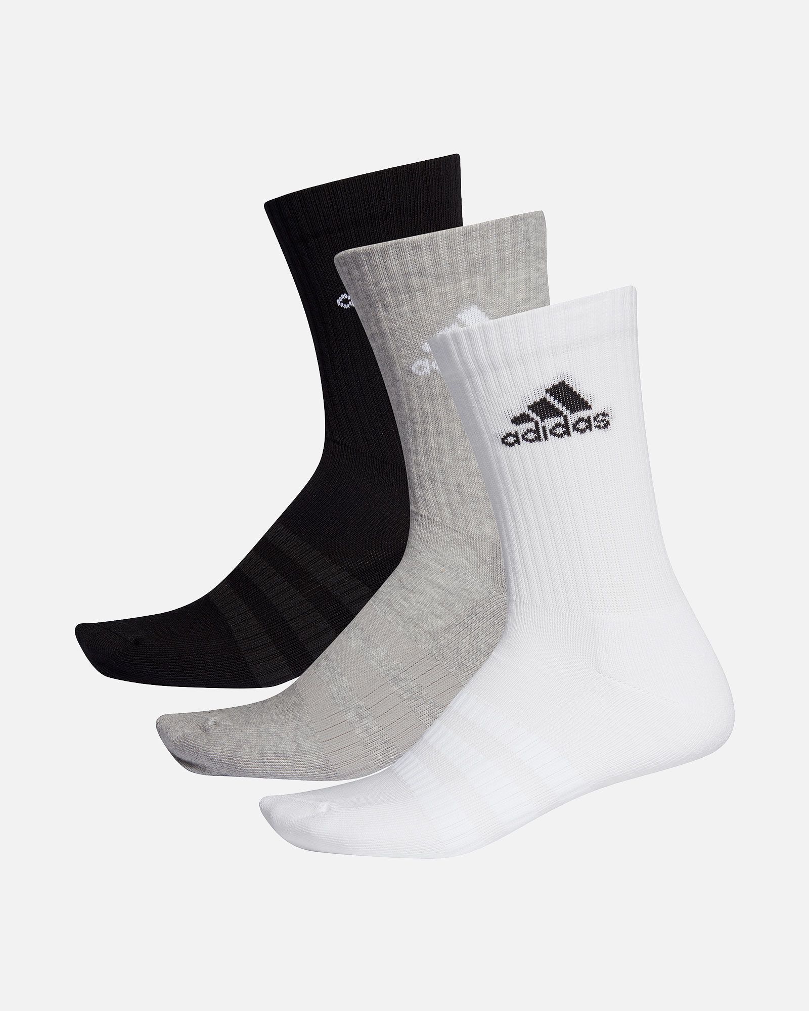 Calcetines de Training Classic Cush Blanco Gris Negro - Fútbol Factory