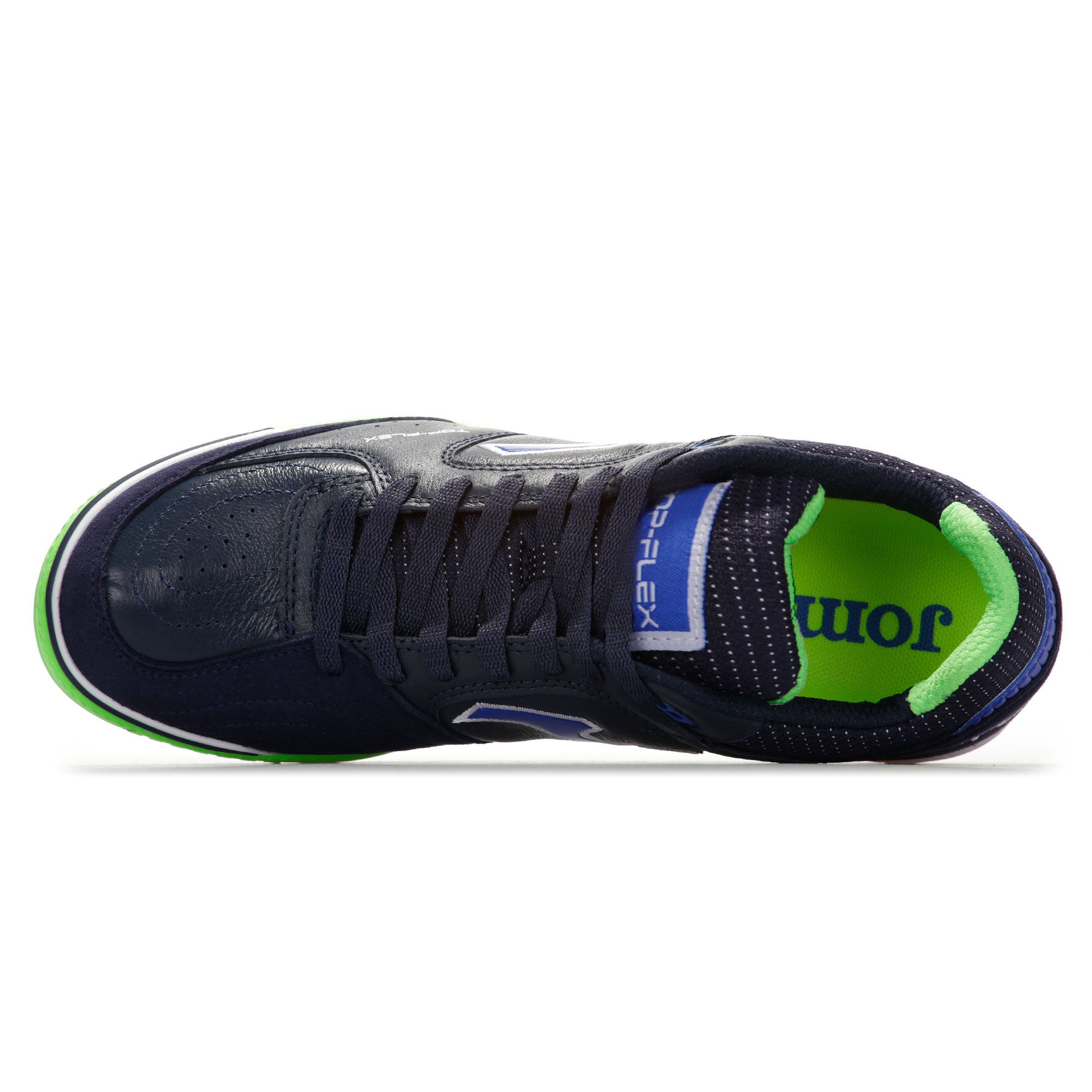 Zapatillas de Fútbol Sala Top Flex IN Marino Verde - Fútbol Factory