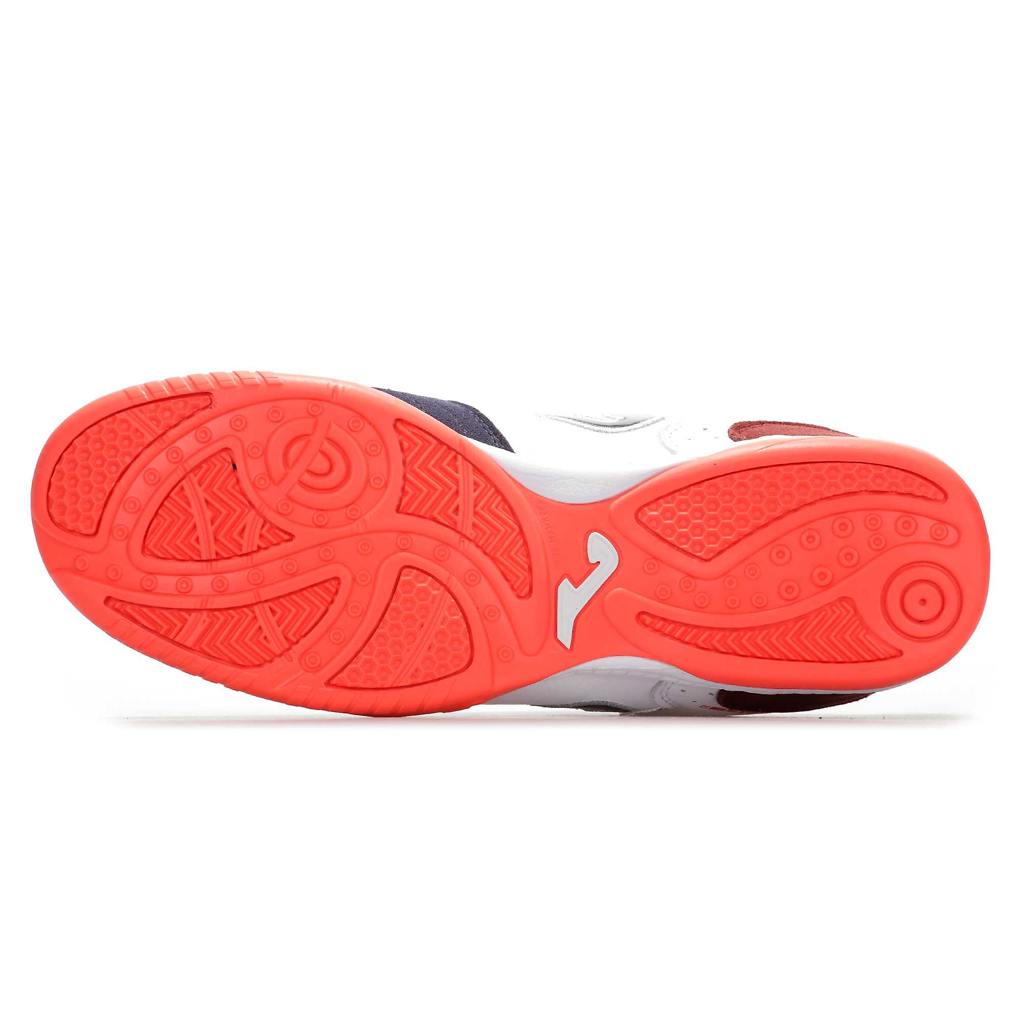 Zapatillas de Fútbol Sala Top Flex IN Blanco Naranja - Fútbol Factory