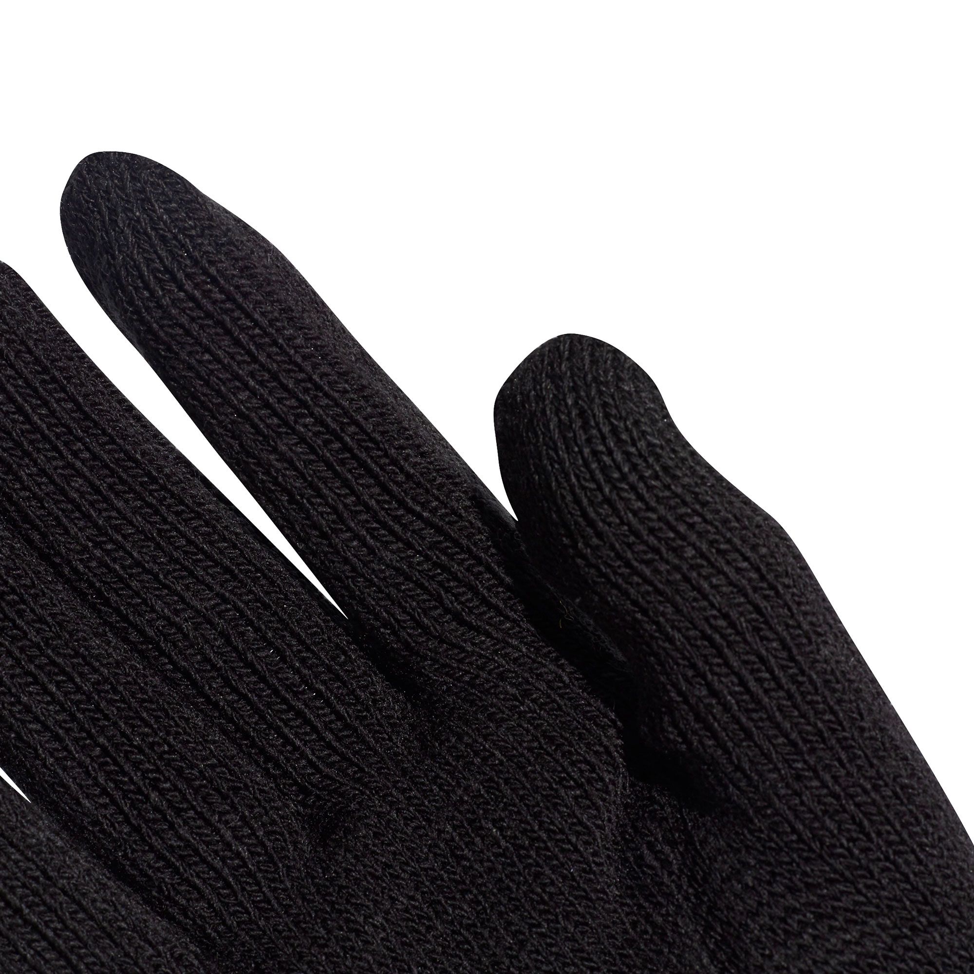 Guantes Conductive Tres Bandas Negro - Fútbol Factory