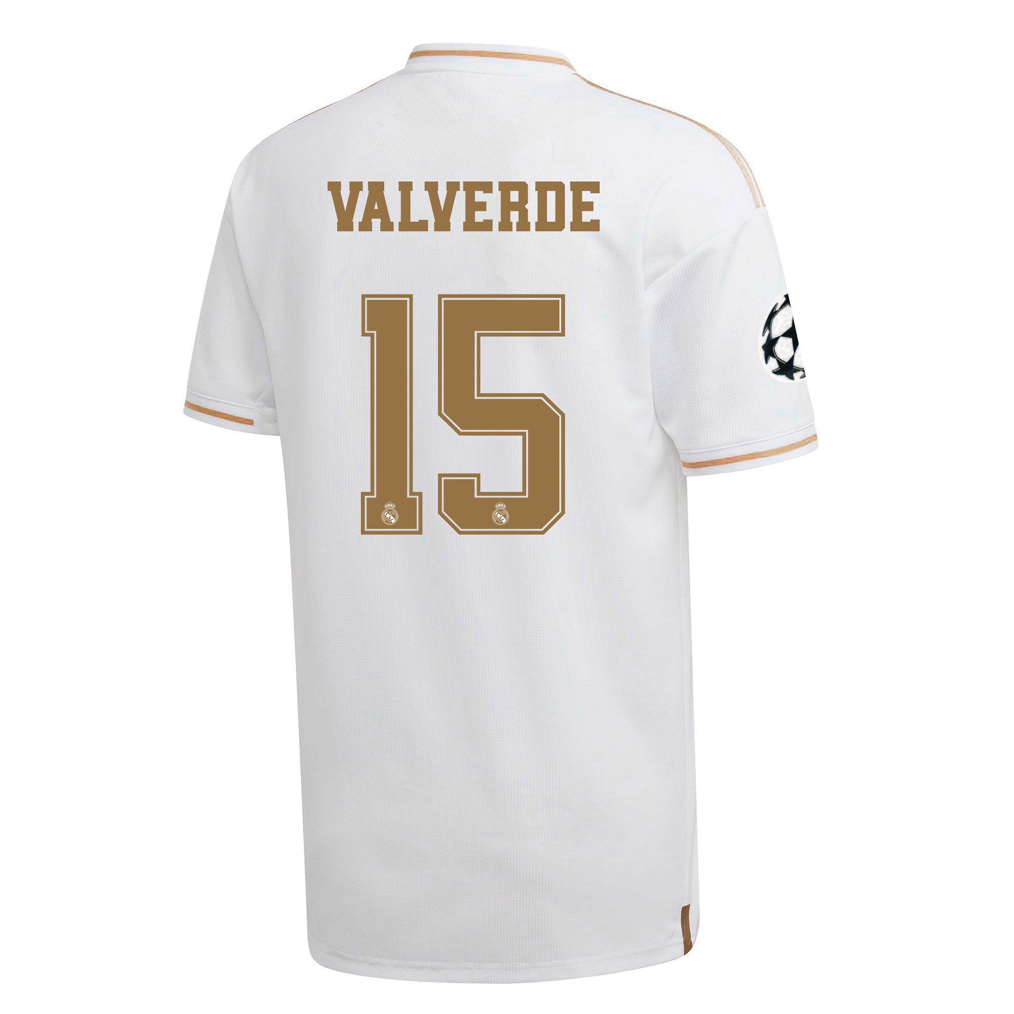 Camiseta 1ª Real Madrid 2019/2020 UCL Valverde - Fútbol Factory