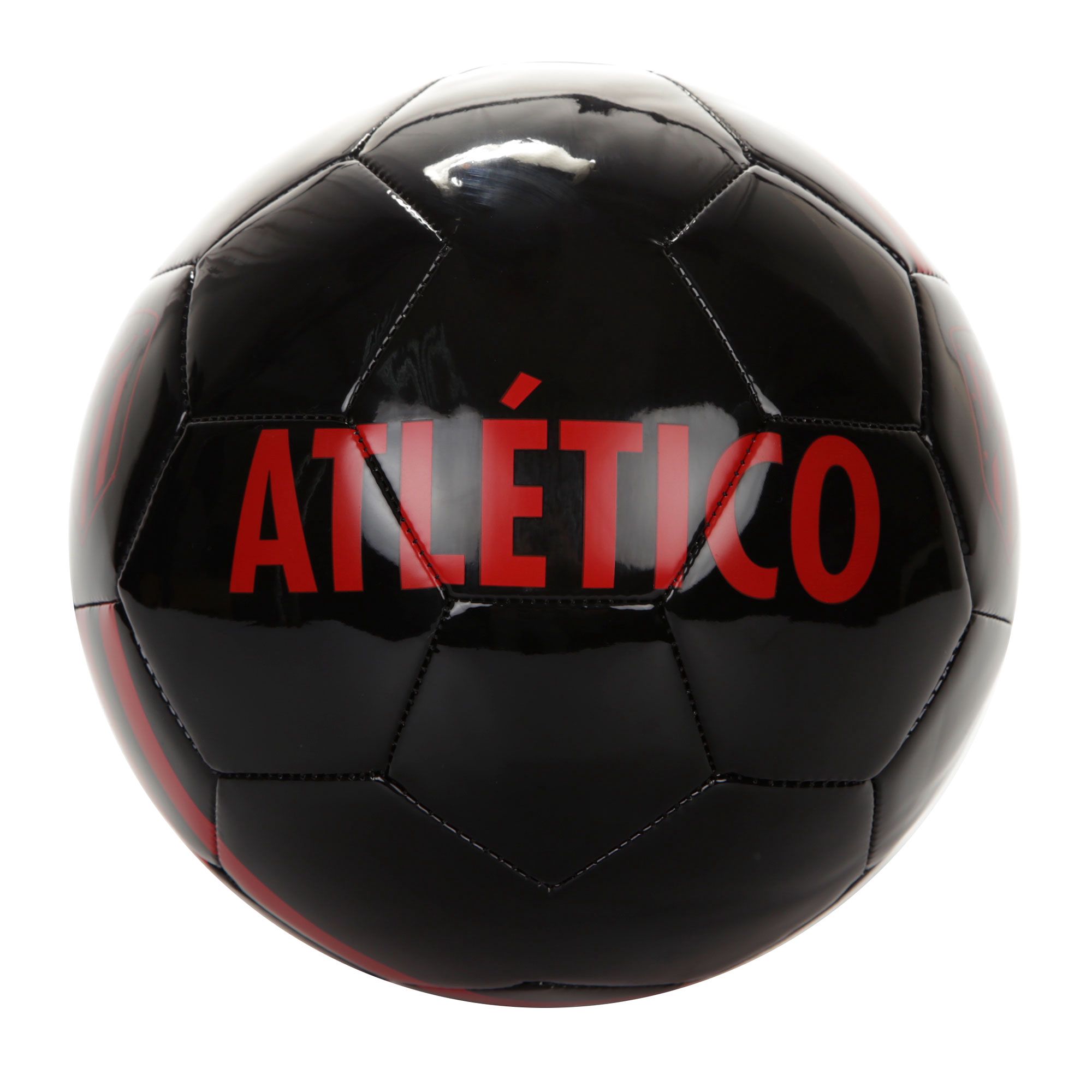 Balón de Fútbol 11 Atlético de Madrid 2019/2020 Sports Negro Rojo - Fútbol Factory