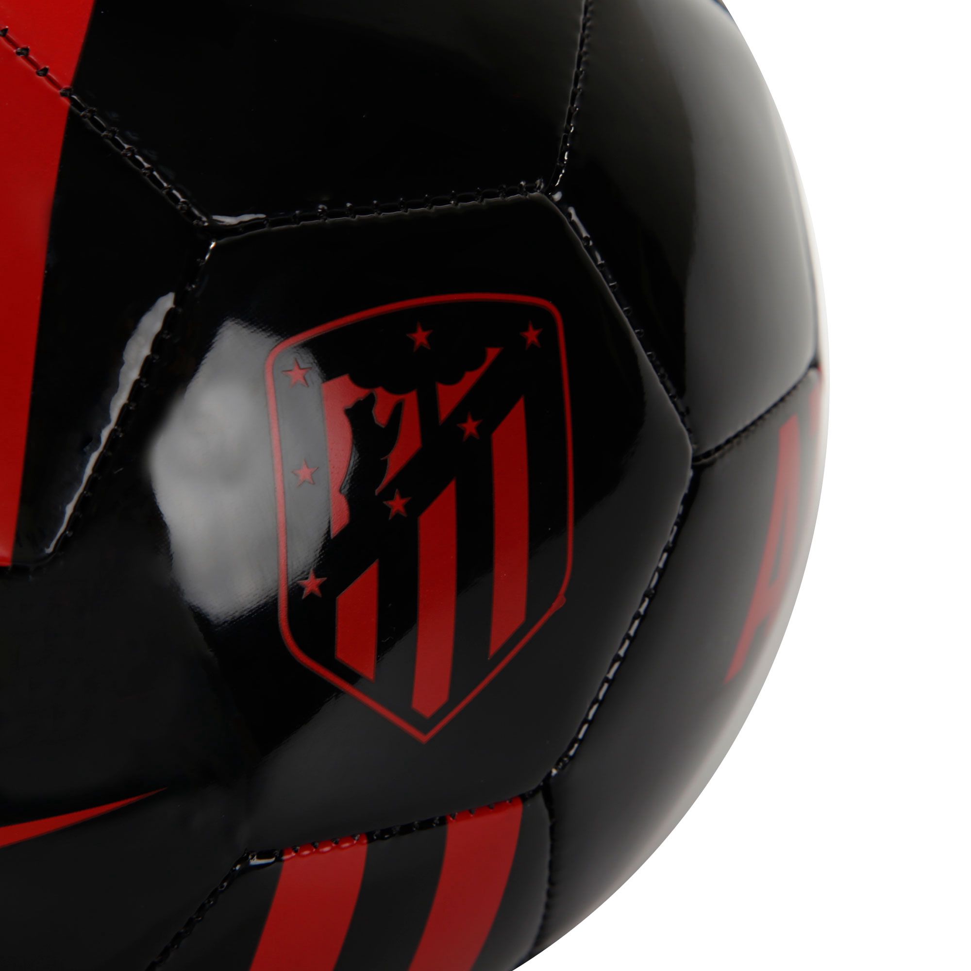 Balón de Fútbol 11 Atlético de Madrid 2019/2020 Sports Negro Rojo - Fútbol Factory